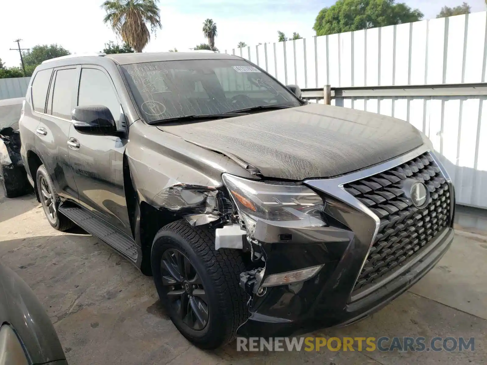 1 Photograph of a damaged car JTJAM7BX3L5249540 LEXUS GX 2020