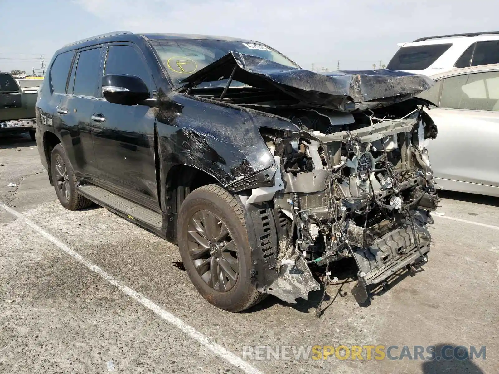 1 Photograph of a damaged car JTJAM7BX3L5251546 LEXUS GX 2020