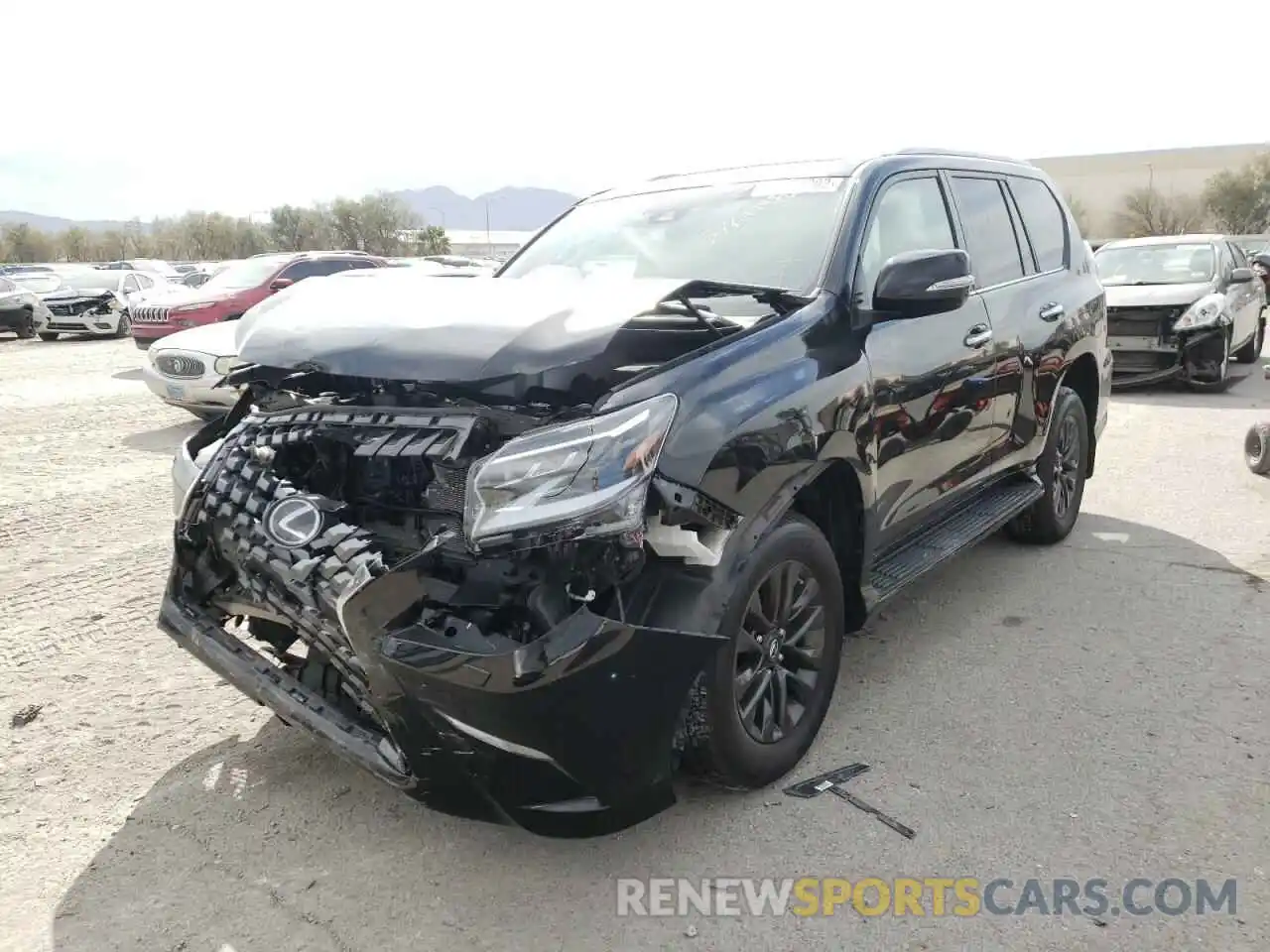 2 Photograph of a damaged car JTJAM7BX3L5255385 LEXUS GX 2020