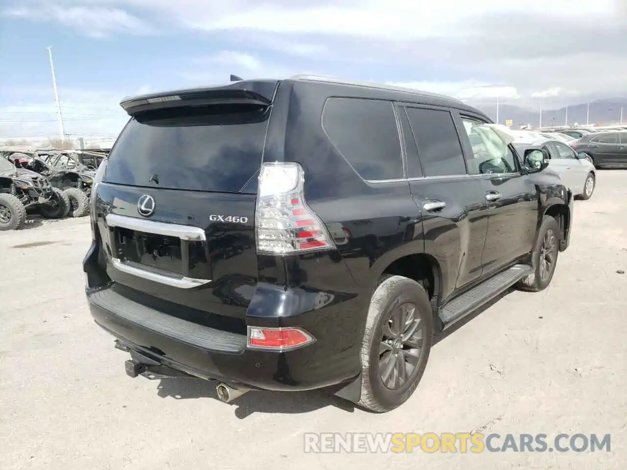 4 Фотография поврежденного автомобиля JTJAM7BX3L5255385 LEXUS GX 2020