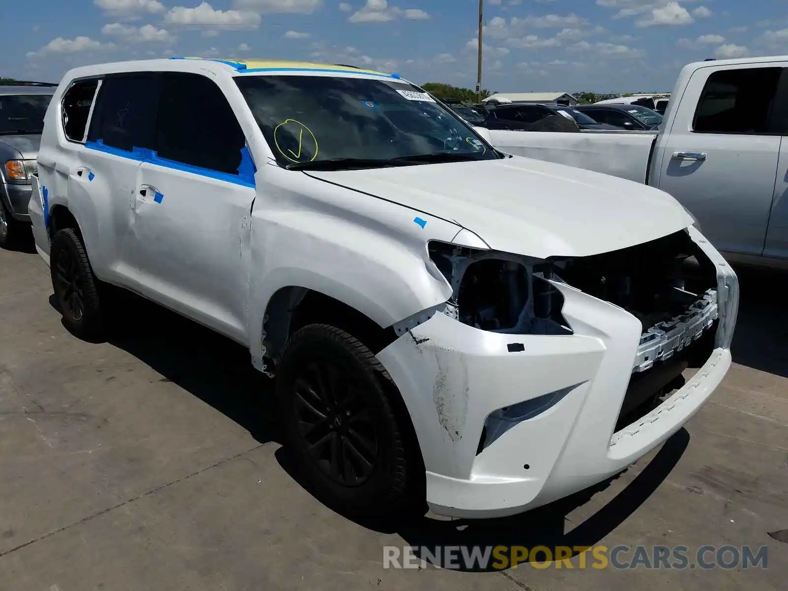 1 Photograph of a damaged car JTJAM7BX3L5258318 LEXUS GX 2020