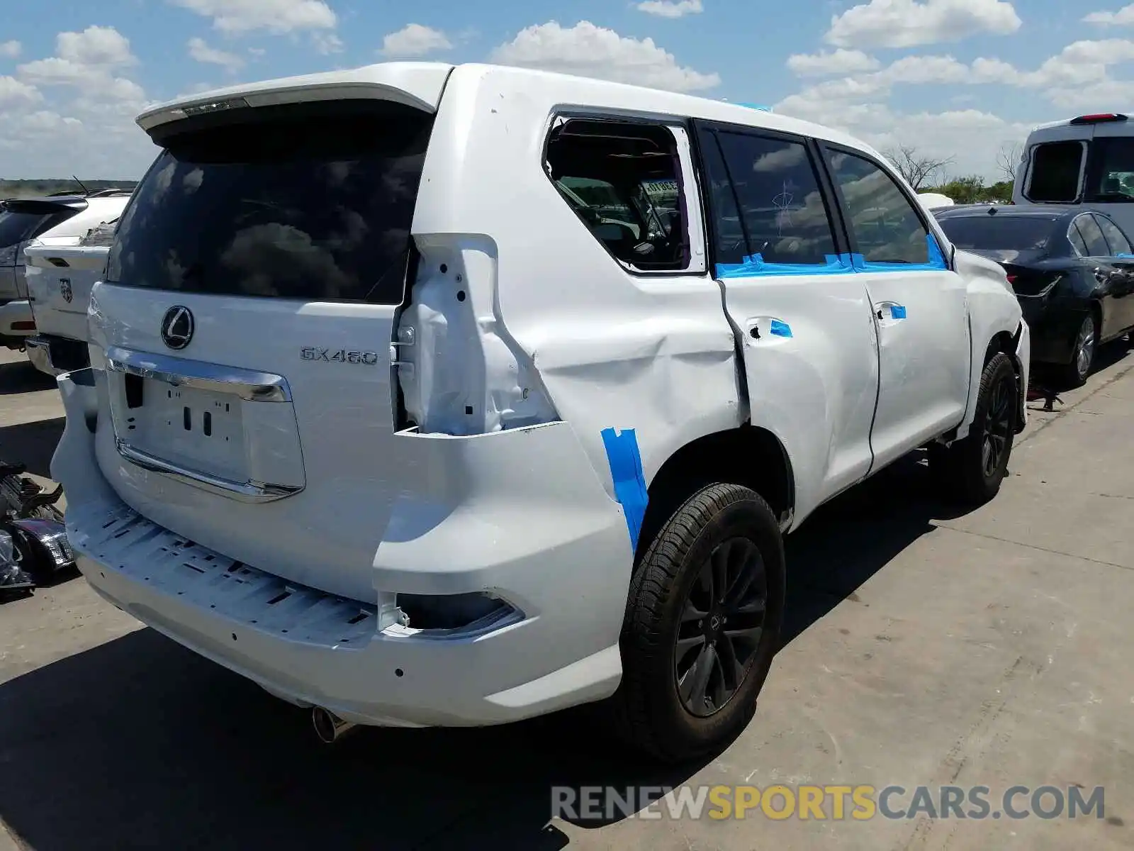 4 Photograph of a damaged car JTJAM7BX3L5258318 LEXUS GX 2020