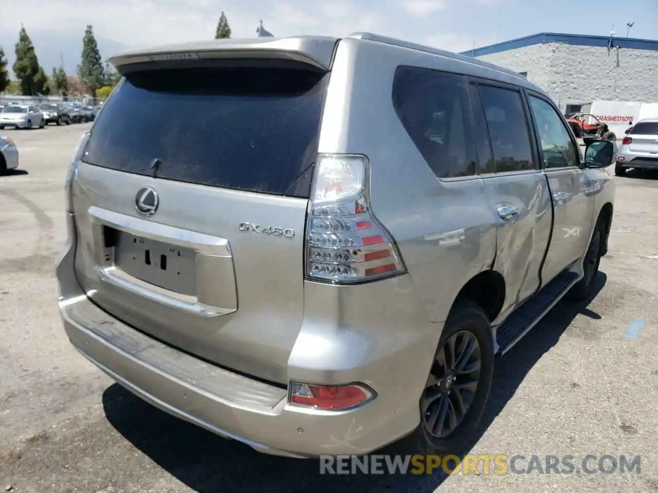 4 Фотография поврежденного автомобиля JTJAM7BX3L5258805 LEXUS GX 2020