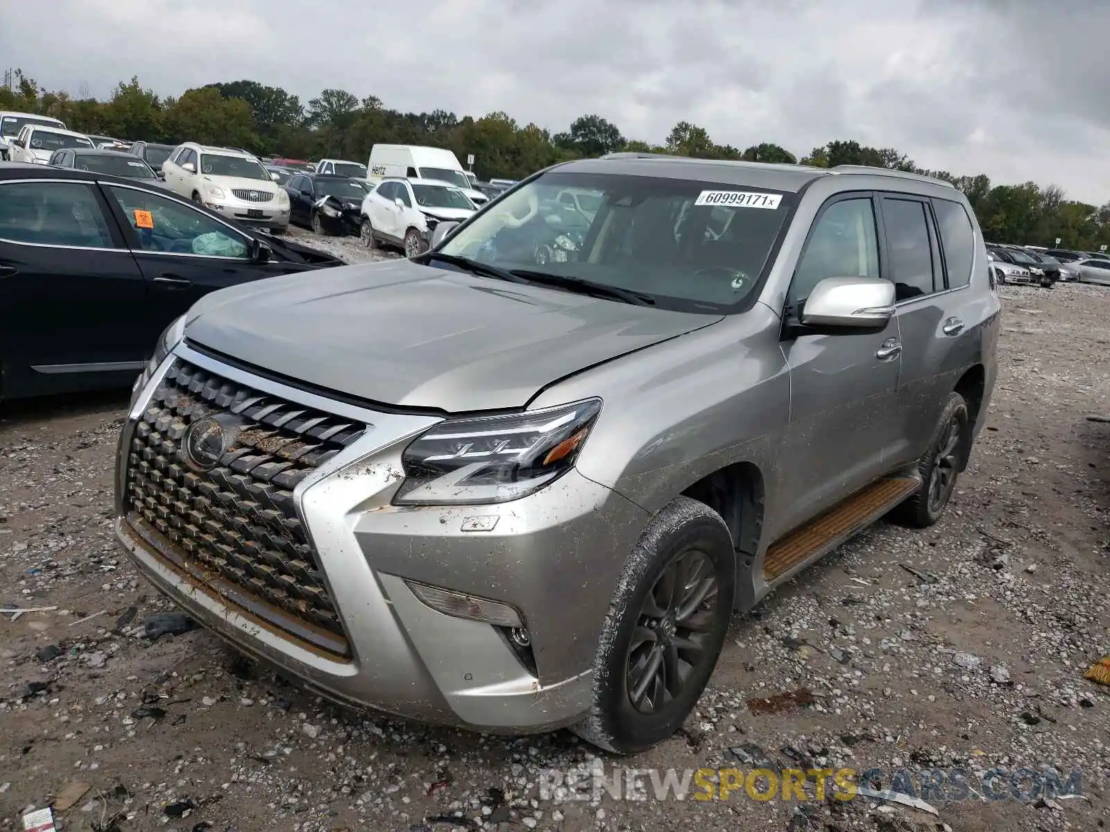 2 Photograph of a damaged car JTJAM7BX3L5259033 LEXUS GX 2020