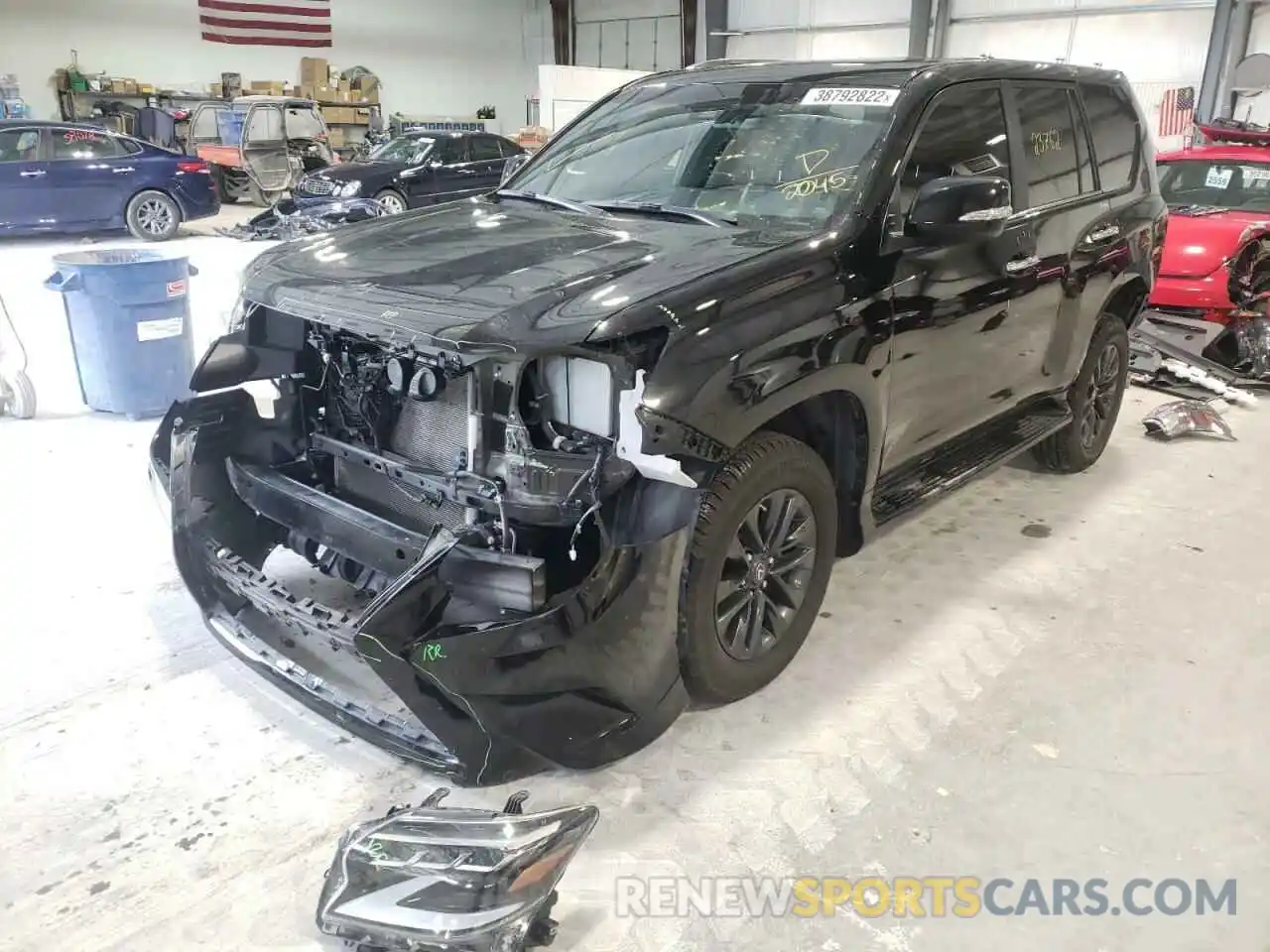 2 Photograph of a damaged car JTJAM7BX3L5262045 LEXUS GX 2020