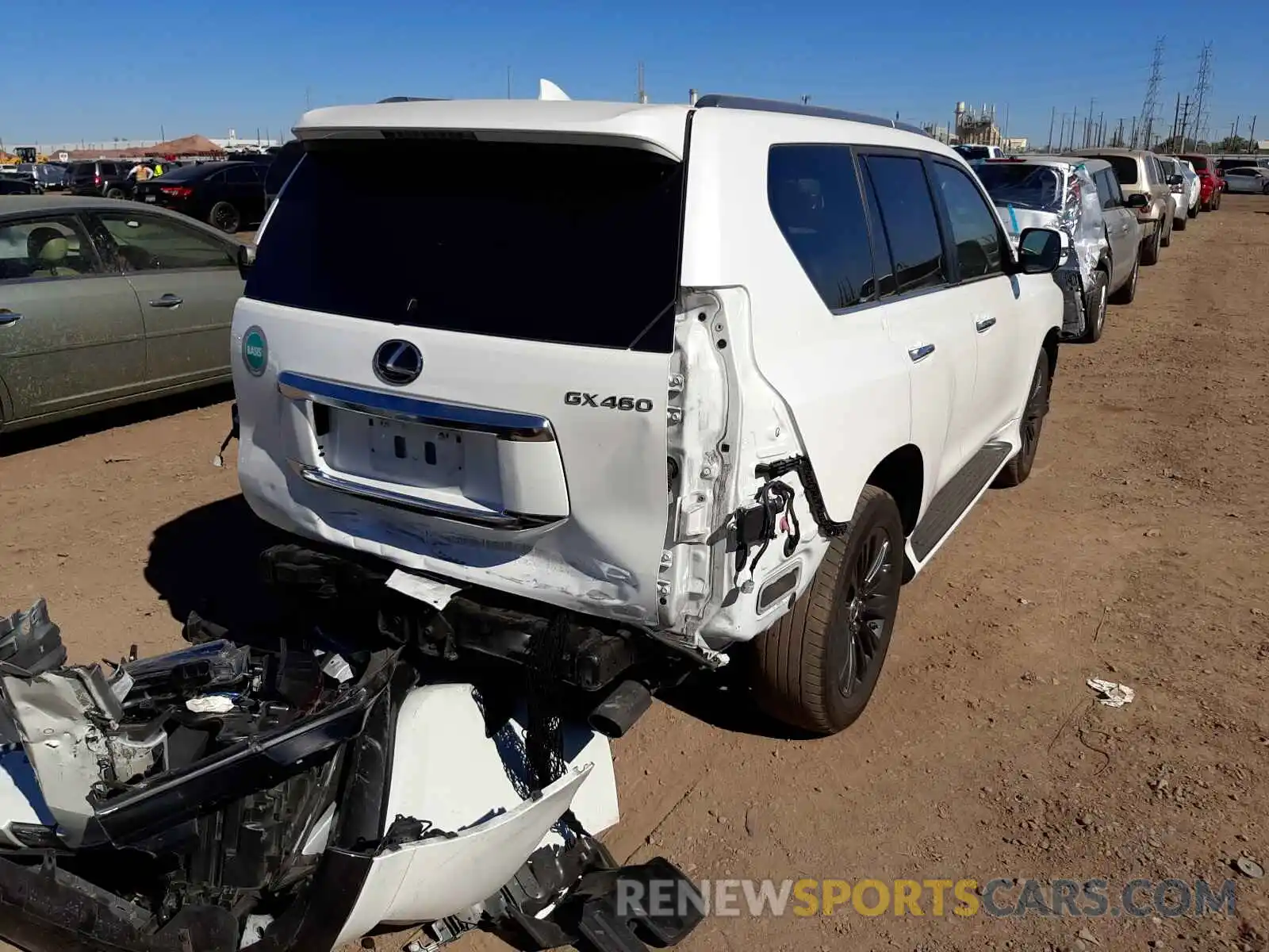 4 Photograph of a damaged car JTJAM7BX4L5241396 LEXUS GX 2020