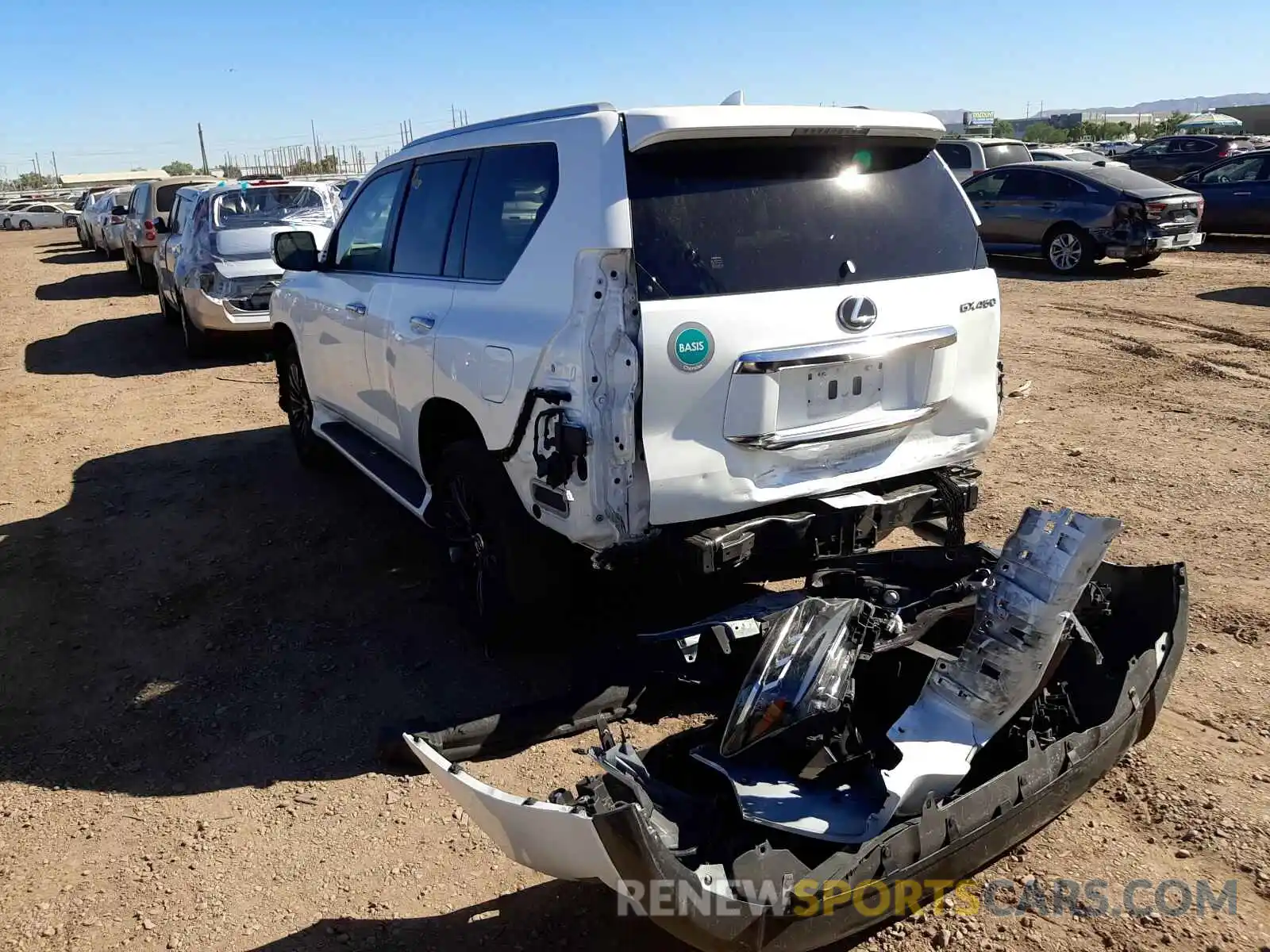 9 Photograph of a damaged car JTJAM7BX4L5241396 LEXUS GX 2020