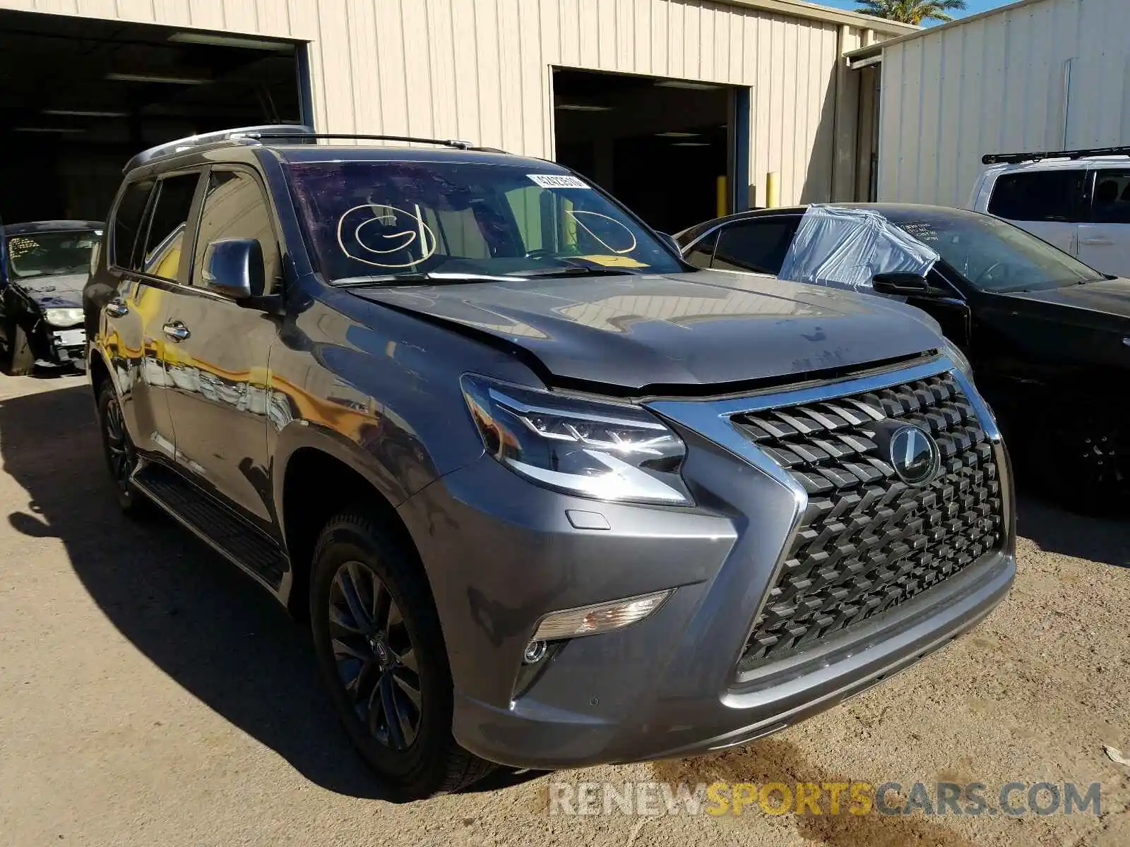 1 Photograph of a damaged car JTJAM7BX4L5246601 LEXUS GX 2020