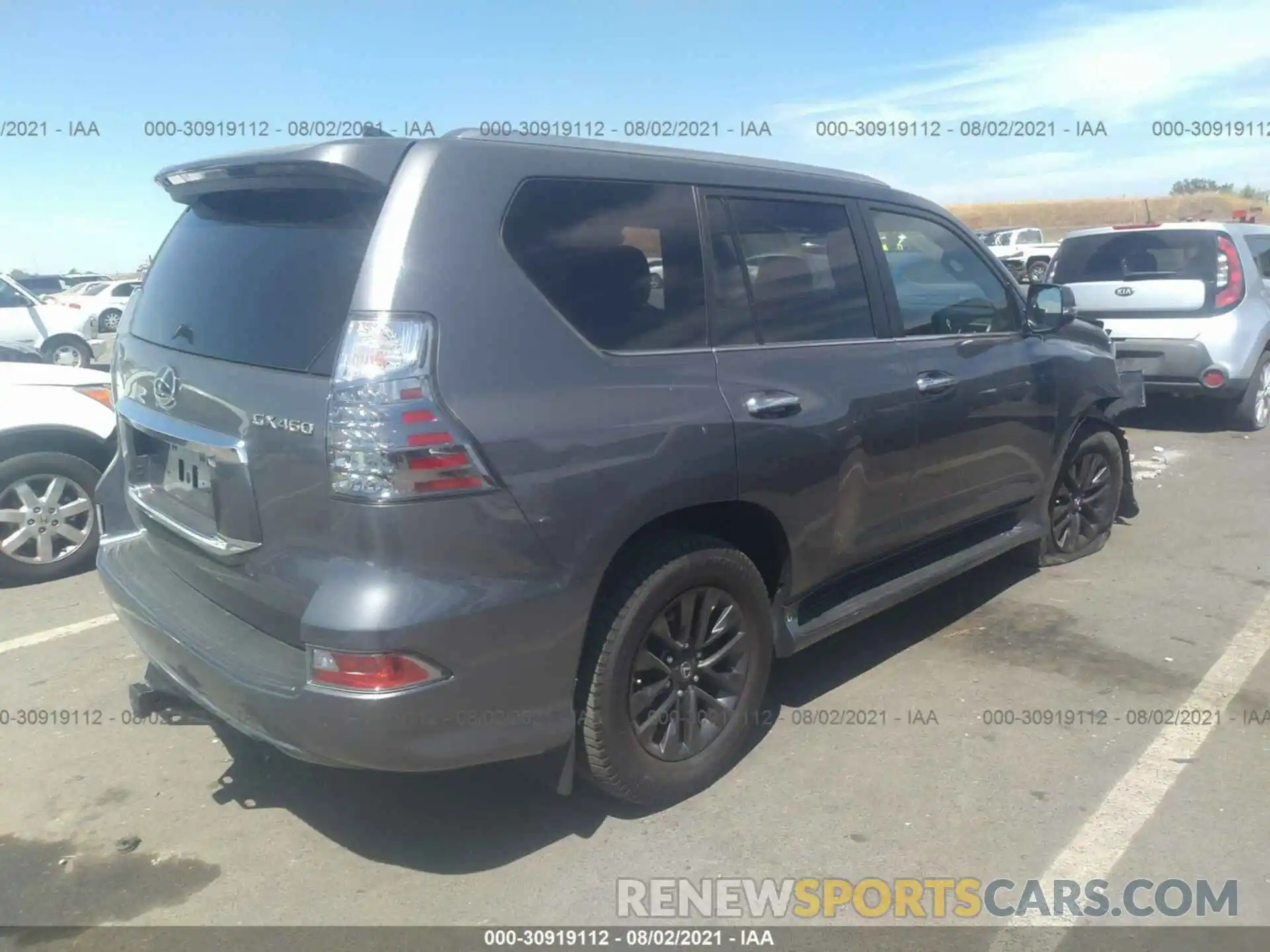 4 Фотография поврежденного автомобиля JTJAM7BX4L5252608 LEXUS GX 2020