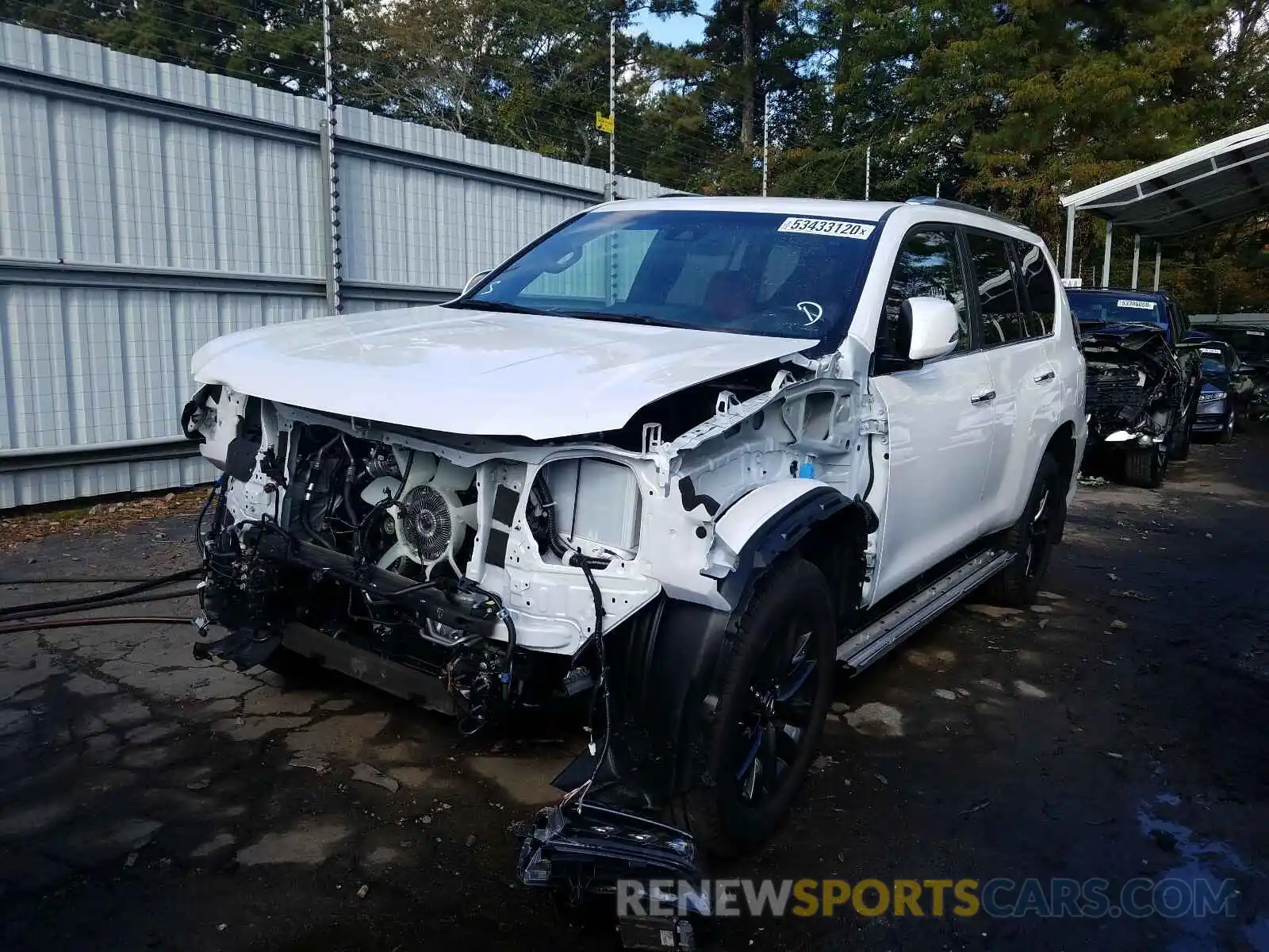 2 Photograph of a damaged car JTJAM7BX4L5256447 LEXUS GX 2020