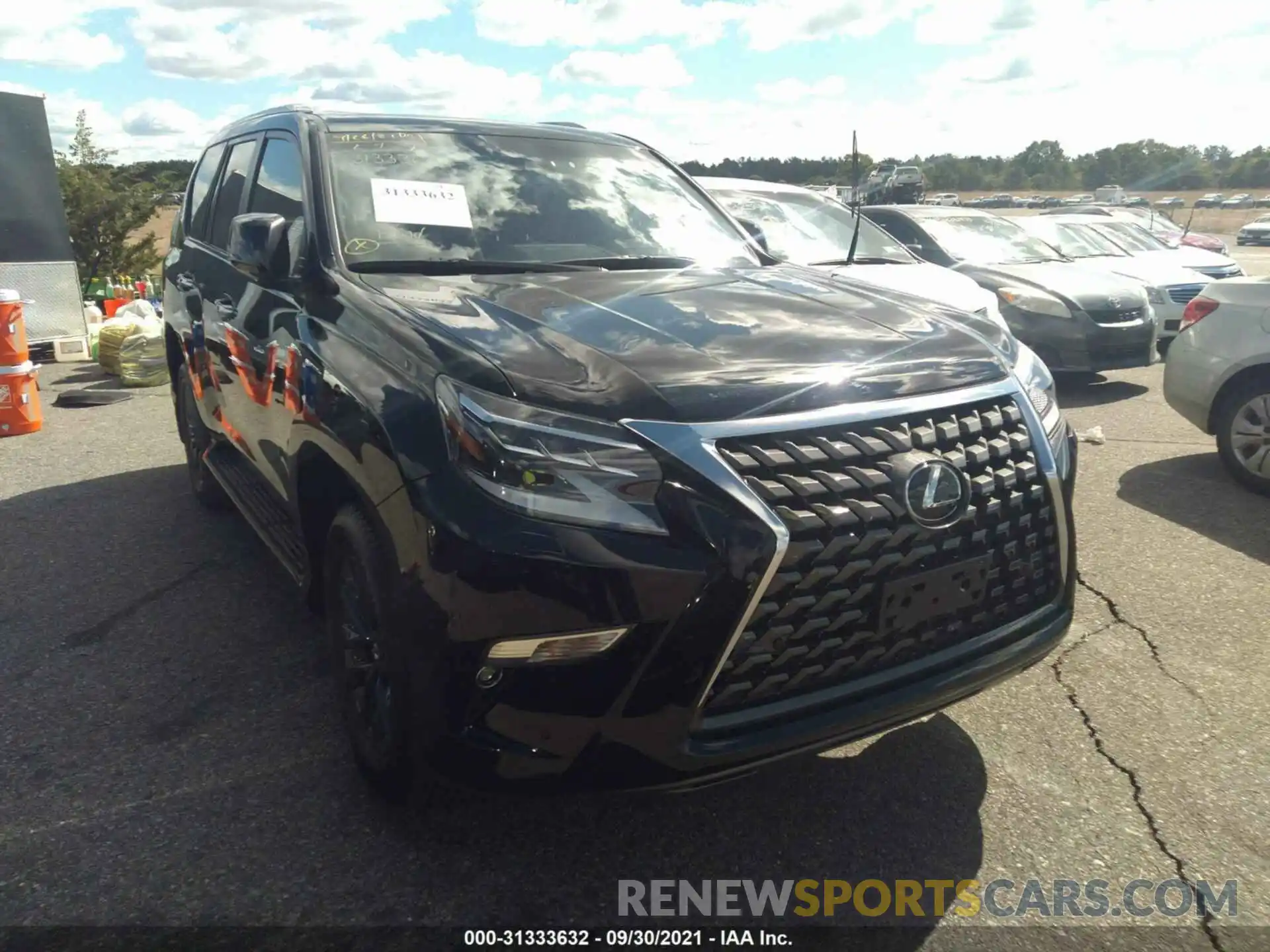 1 Photograph of a damaged car JTJAM7BX4L5260093 LEXUS GX 2020