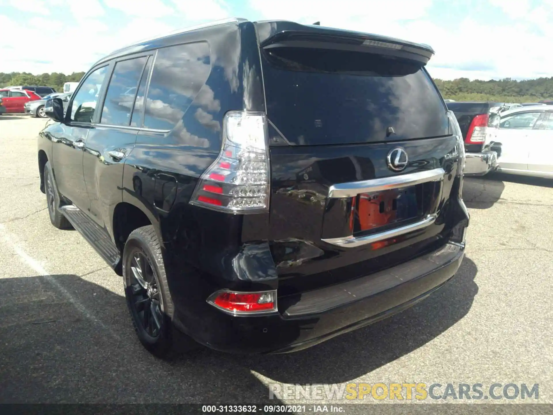 3 Photograph of a damaged car JTJAM7BX4L5260093 LEXUS GX 2020