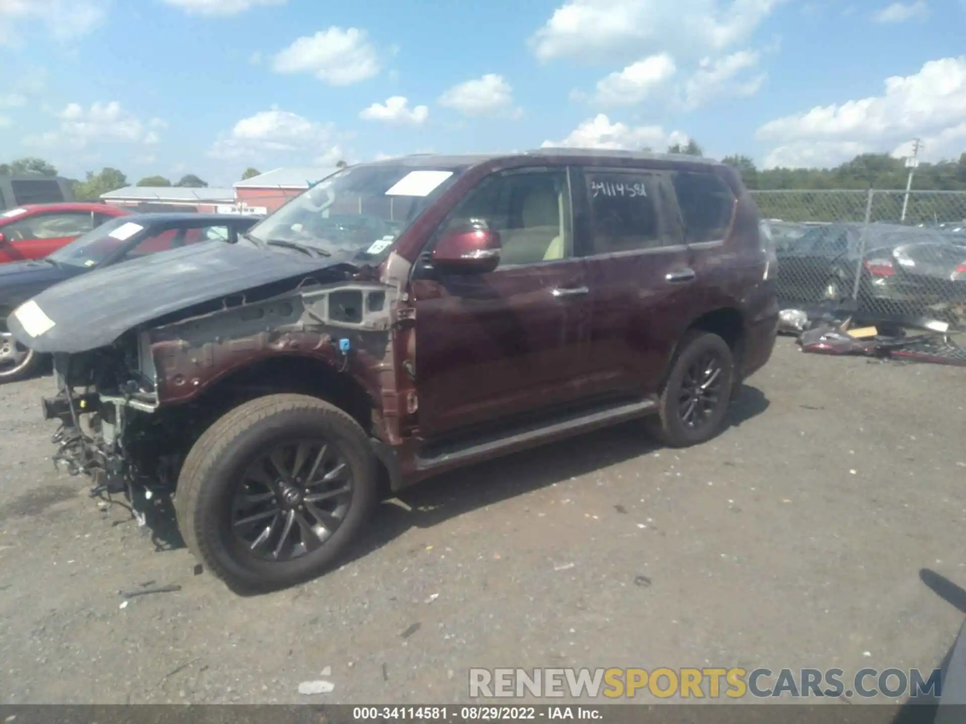 2 Photograph of a damaged car JTJAM7BX4L5264600 LEXUS GX 2020