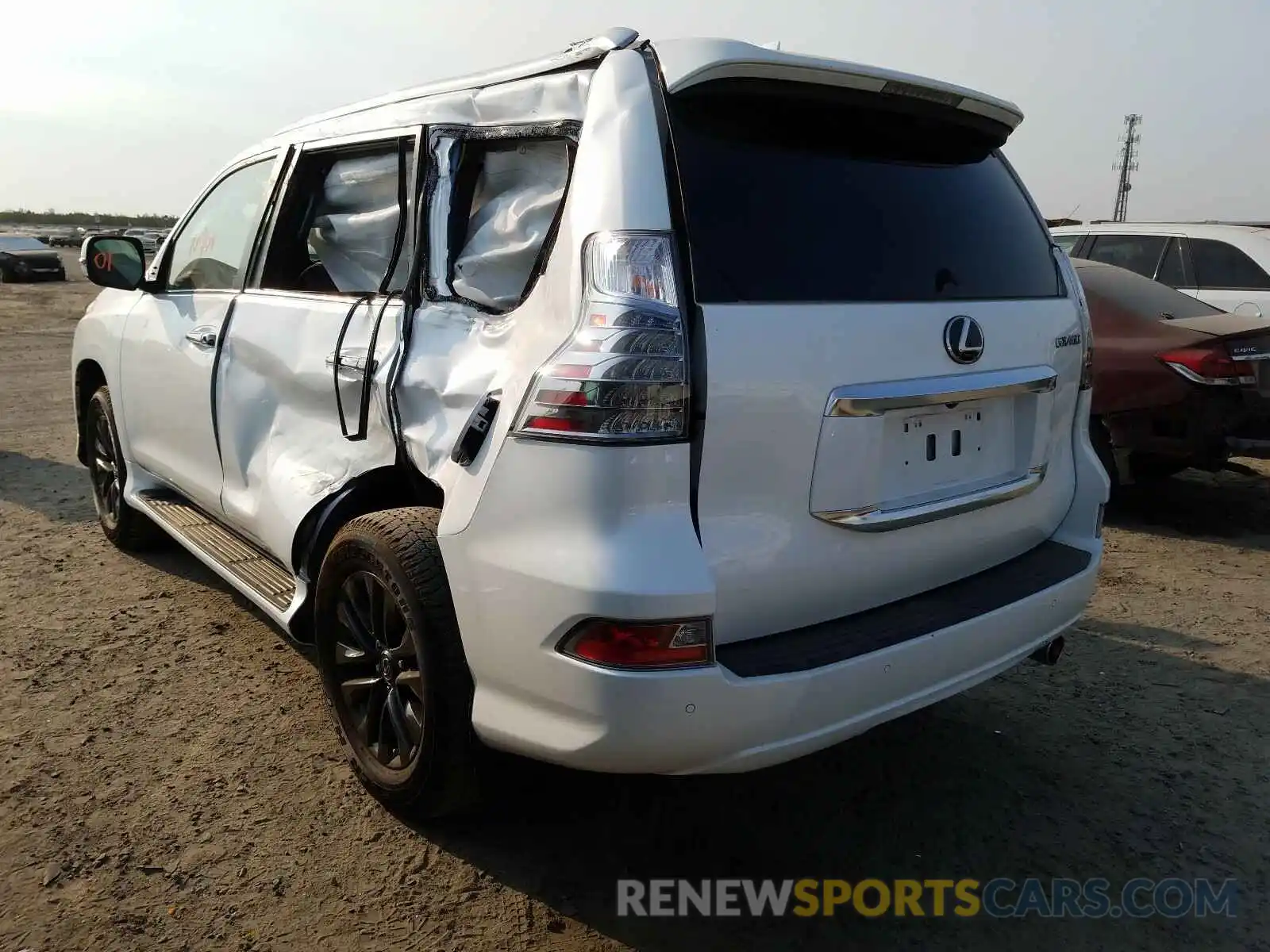 3 Photograph of a damaged car JTJAM7BX5L5241388 LEXUS GX 2020