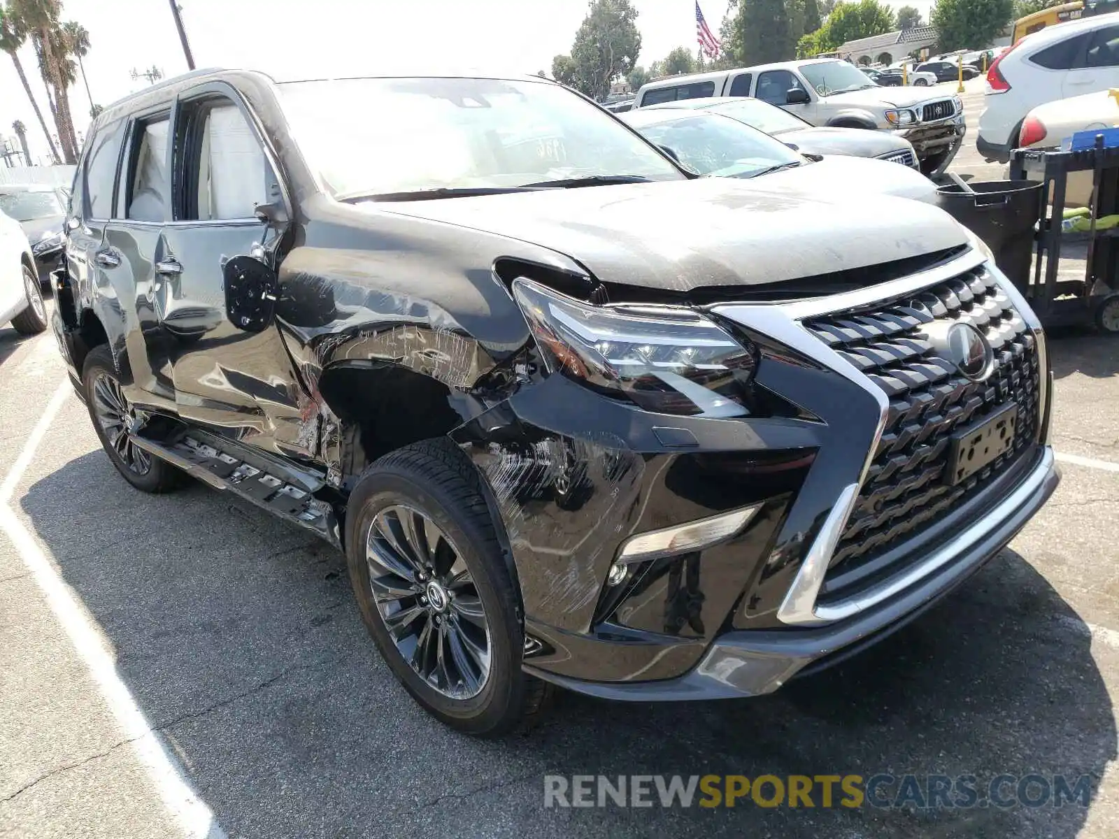 1 Photograph of a damaged car JTJAM7BX5L5245702 LEXUS GX 2020