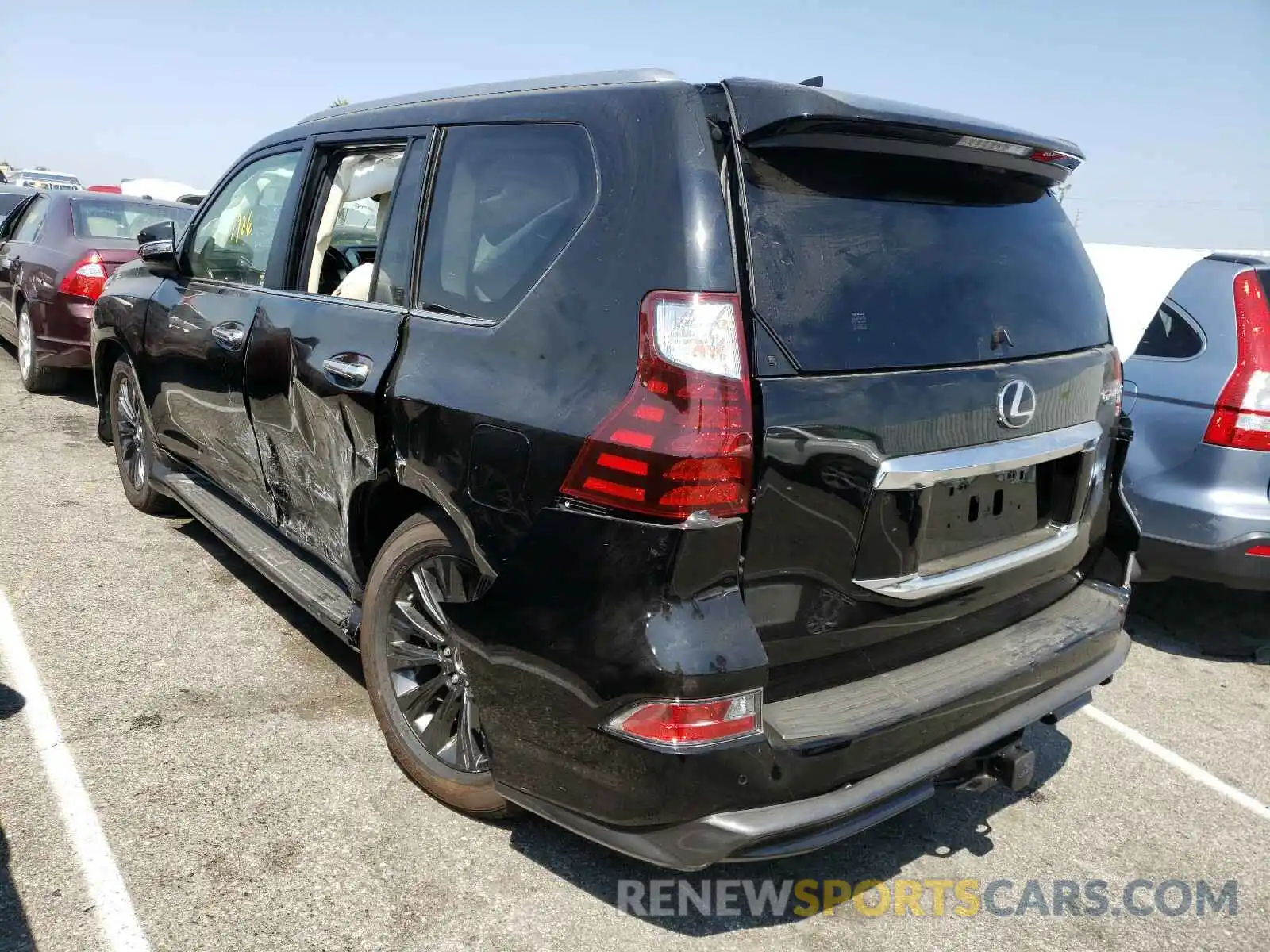 3 Photograph of a damaged car JTJAM7BX5L5245702 LEXUS GX 2020