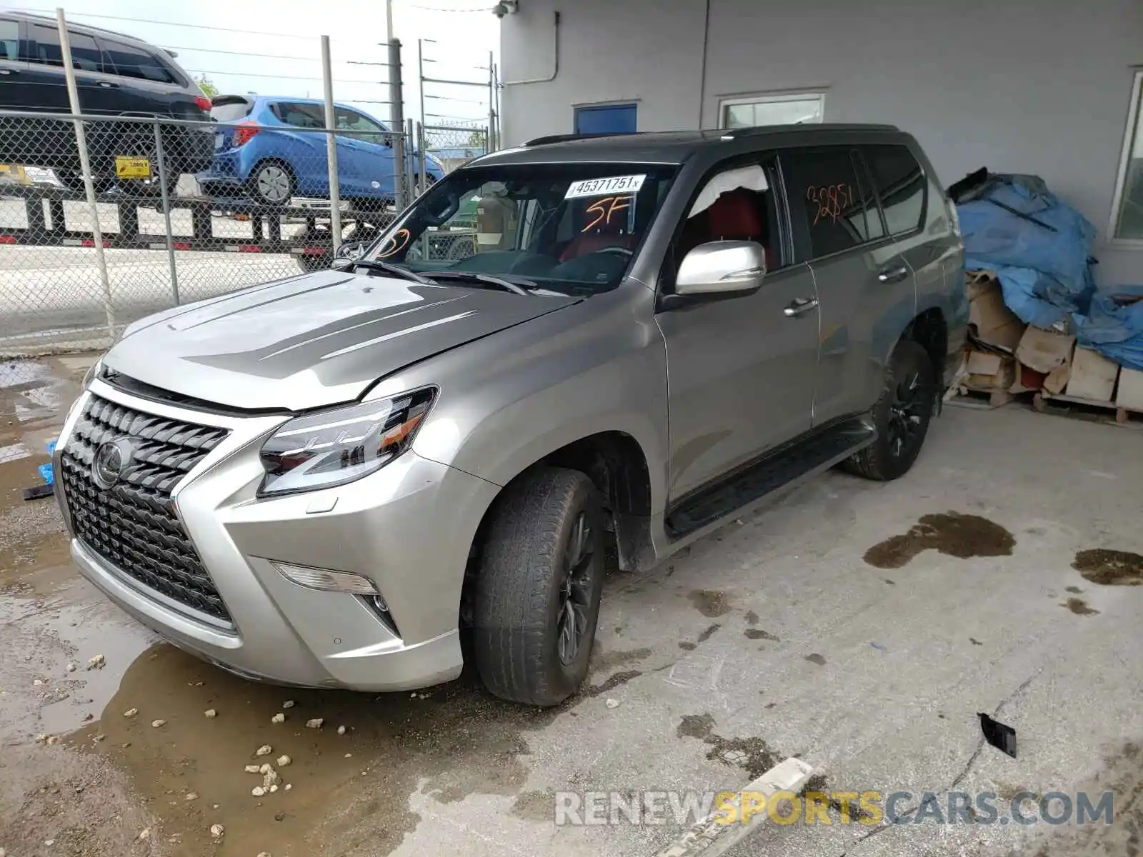 2 Фотография поврежденного автомобиля JTJAM7BX5L5258448 LEXUS GX 2020