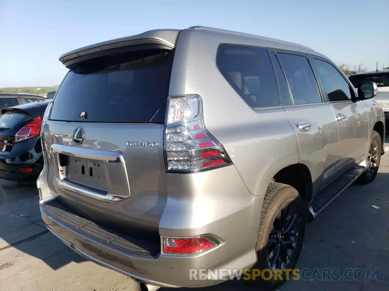 4 Фотография поврежденного автомобиля JTJAM7BX5L5258580 LEXUS GX 2020