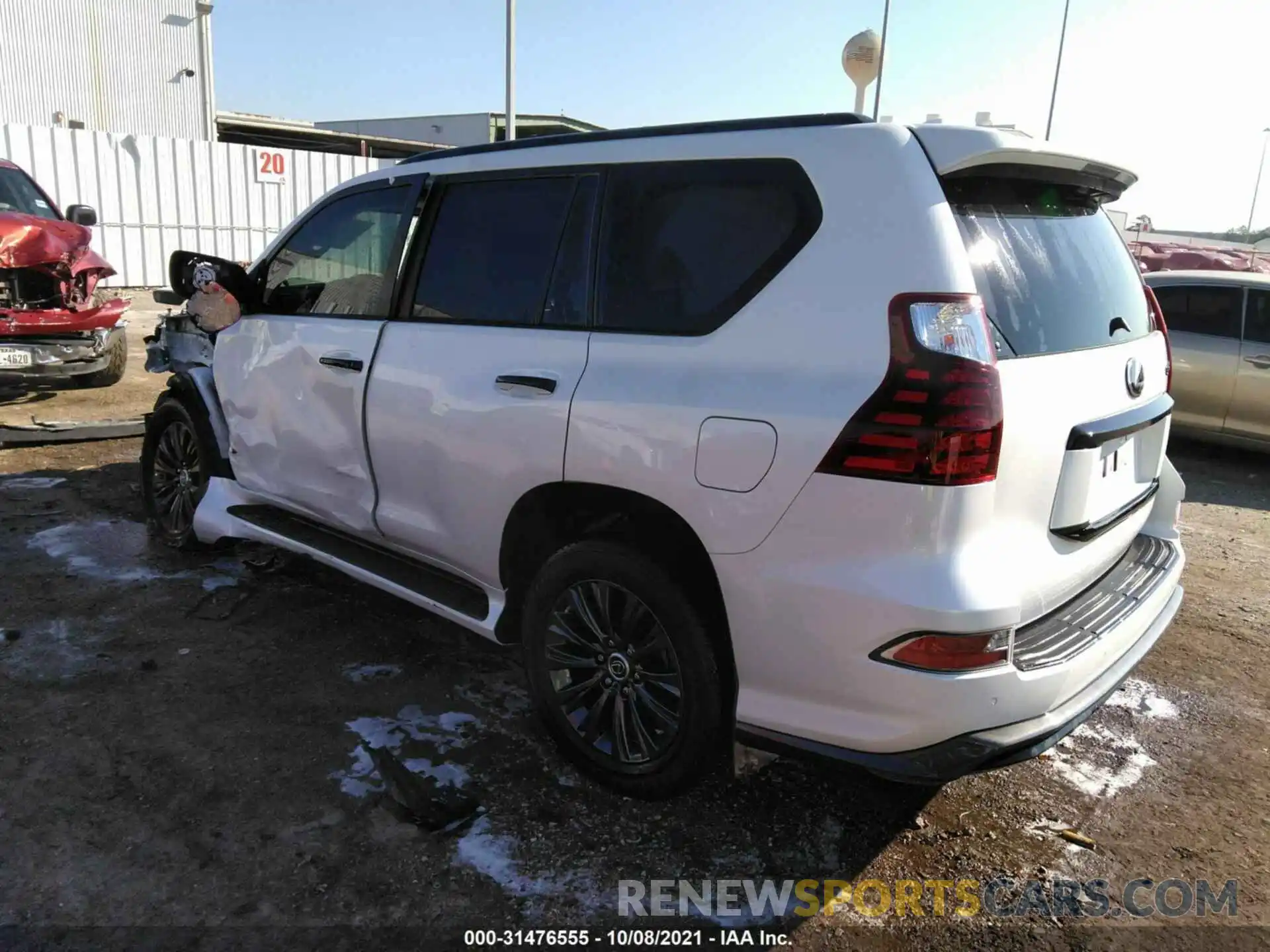 3 Фотография поврежденного автомобиля JTJAM7BX5L5260507 LEXUS GX 2020