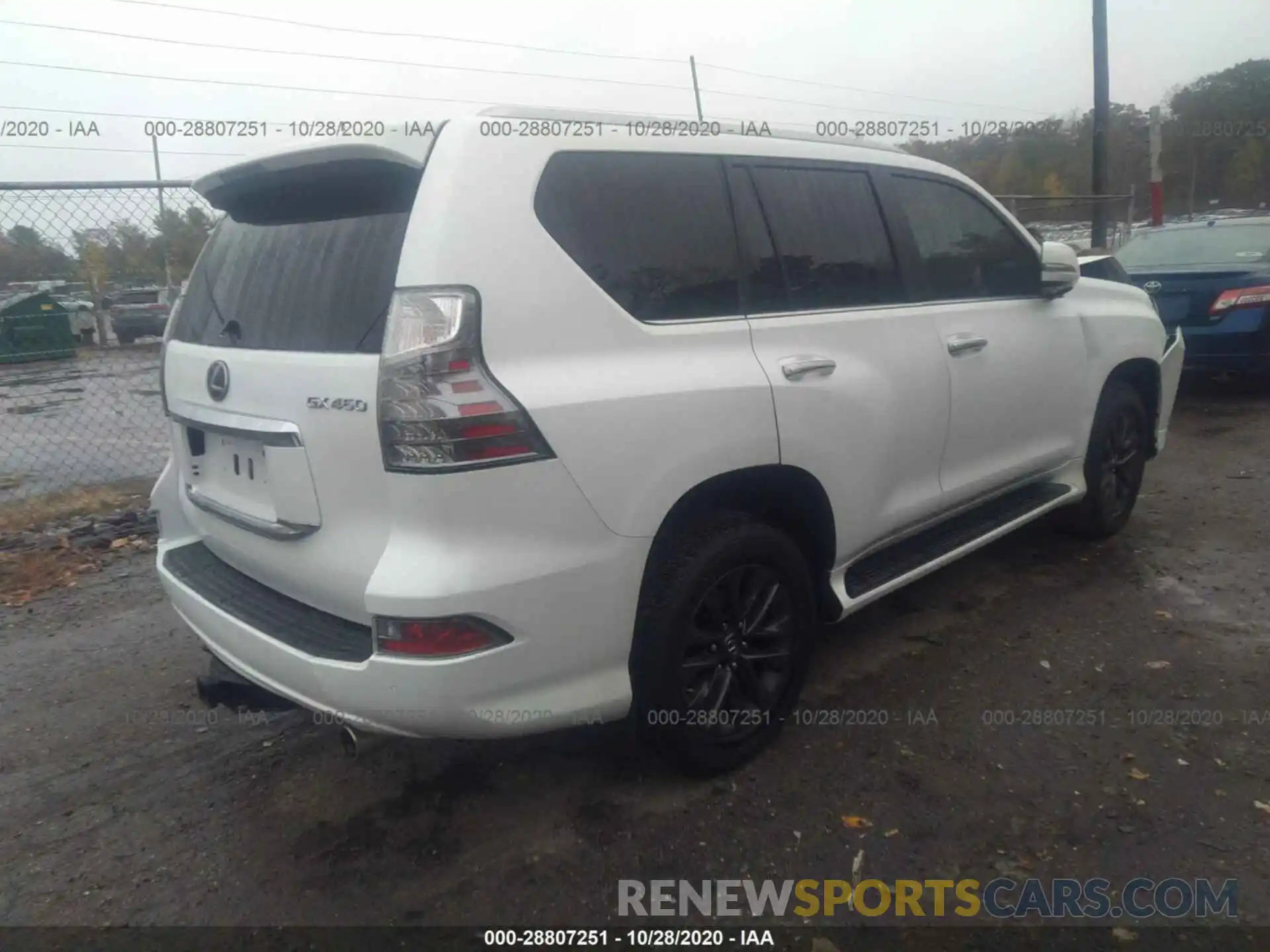 4 Фотография поврежденного автомобиля JTJAM7BX5L5264394 LEXUS GX 2020