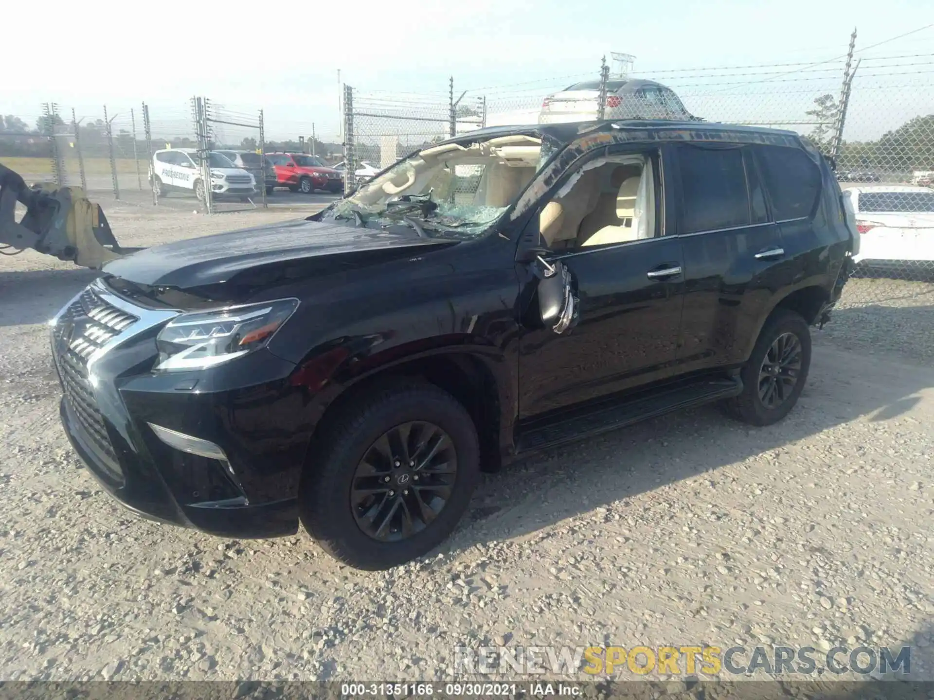 2 Photograph of a damaged car JTJAM7BX6L5242887 LEXUS GX 2020