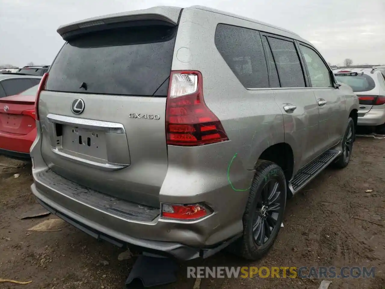 4 Фотография поврежденного автомобиля JTJAM7BX6L5245708 LEXUS GX 2020