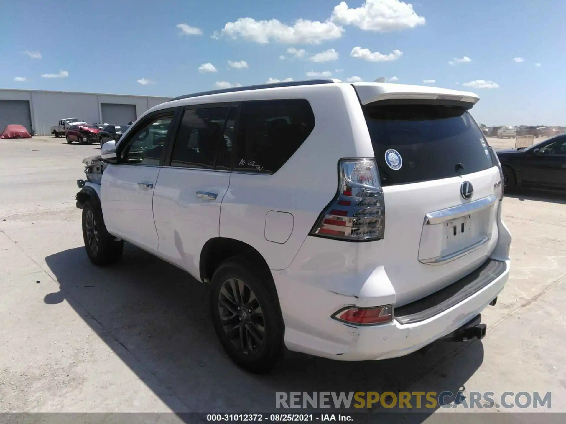 3 Фотография поврежденного автомобиля JTJAM7BX6L5245966 LEXUS GX 2020