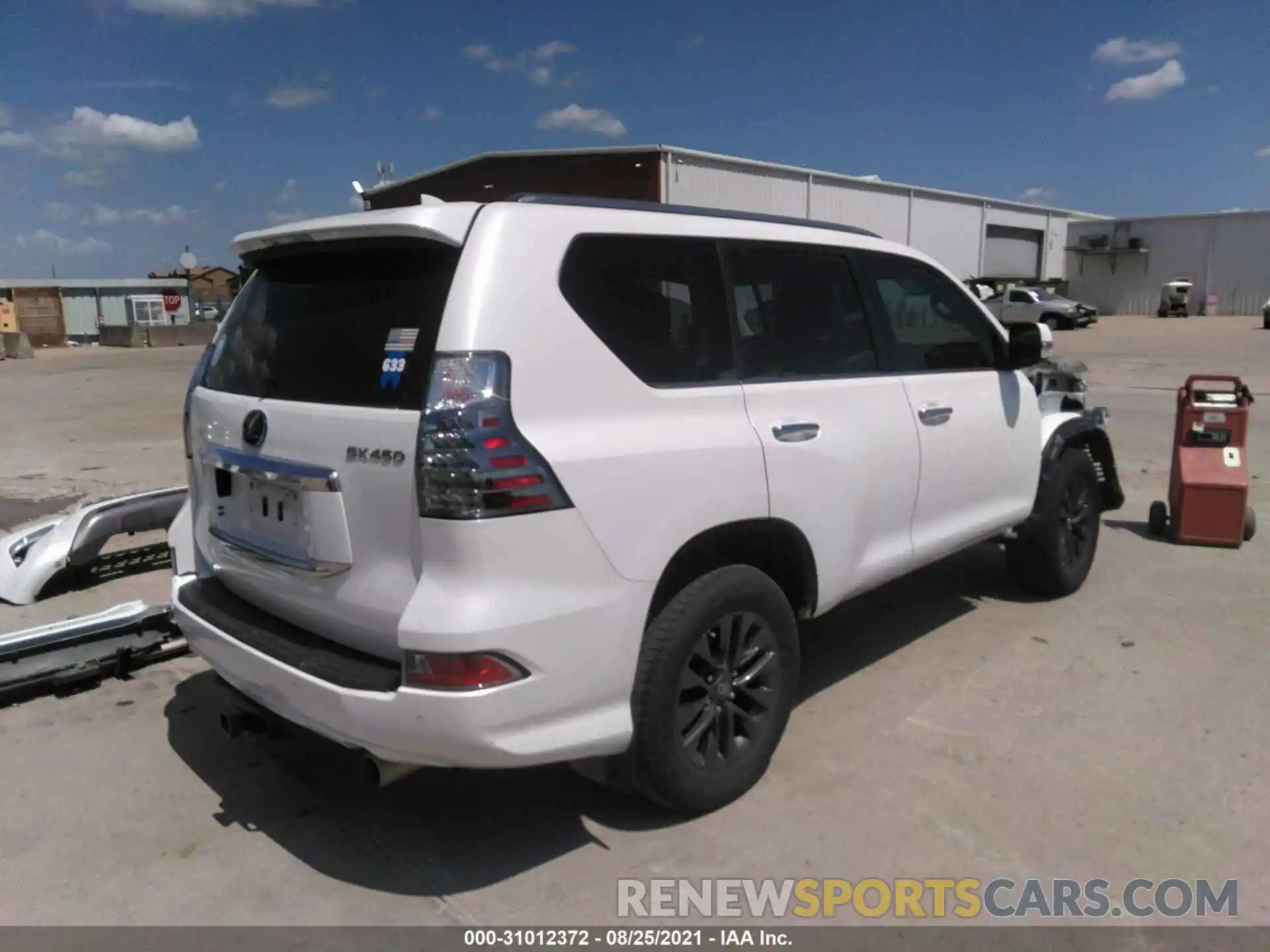 4 Фотография поврежденного автомобиля JTJAM7BX6L5245966 LEXUS GX 2020