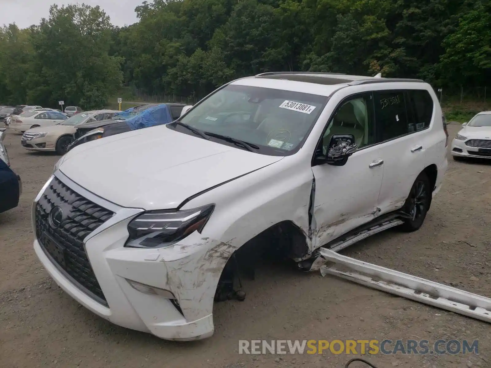 2 Photograph of a damaged car JTJAM7BX6L5248690 LEXUS GX 2020