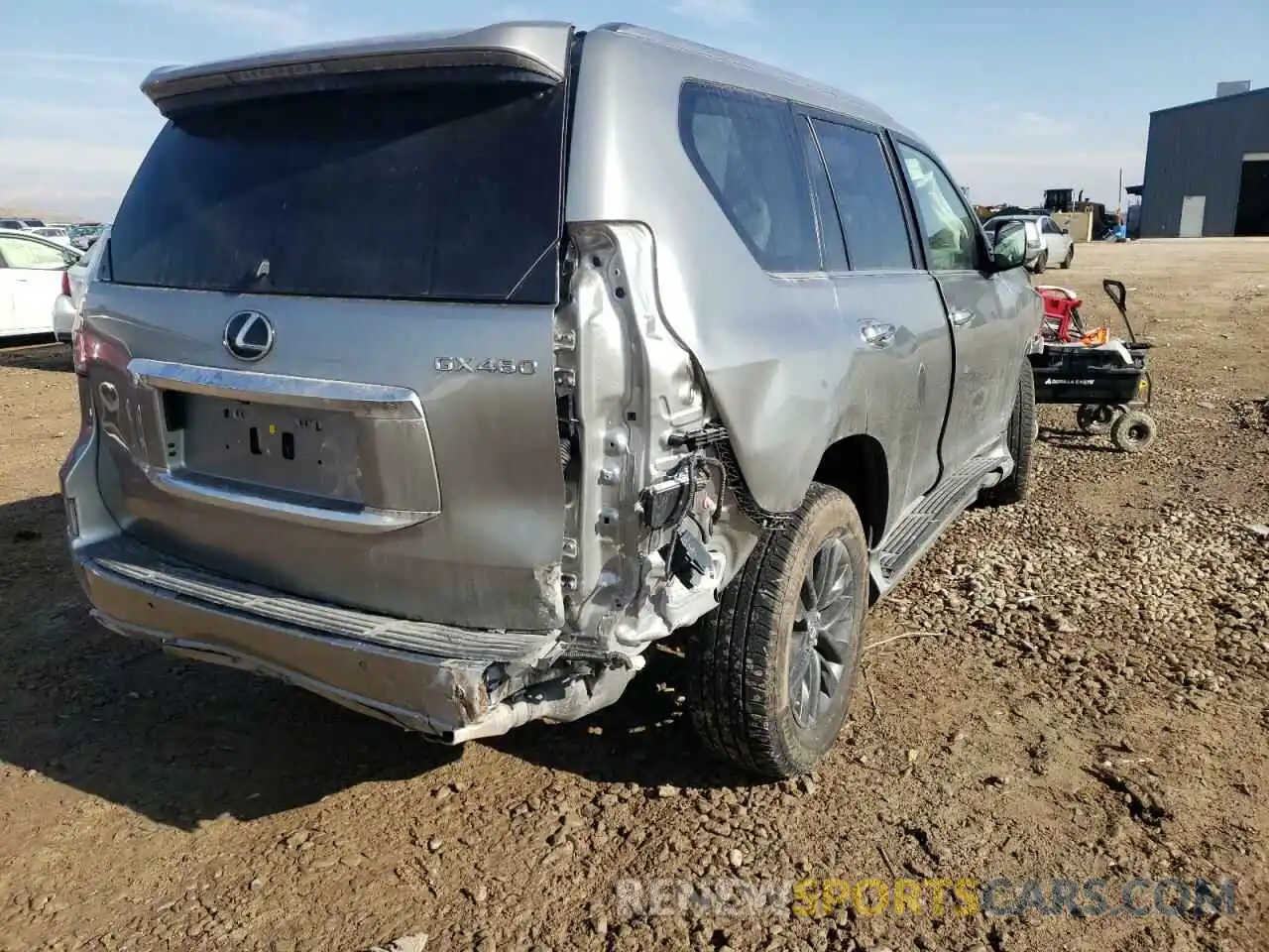 4 Фотография поврежденного автомобиля JTJAM7BX6L5250701 LEXUS GX 2020