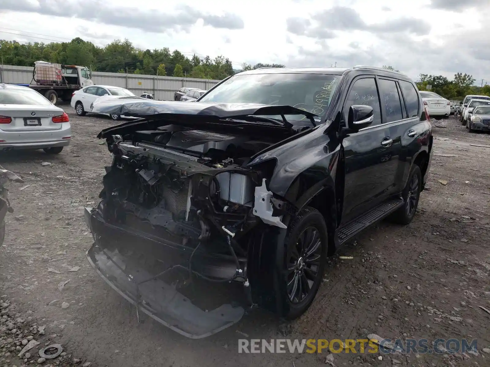 2 Photograph of a damaged car JTJAM7BX6L5260189 LEXUS GX 2020