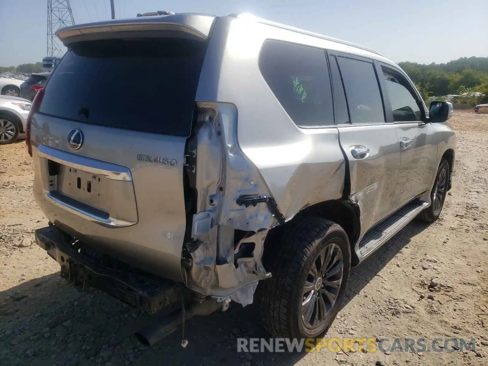 4 Photograph of a damaged car JTJAM7BX6L5262993 LEXUS GX 2020