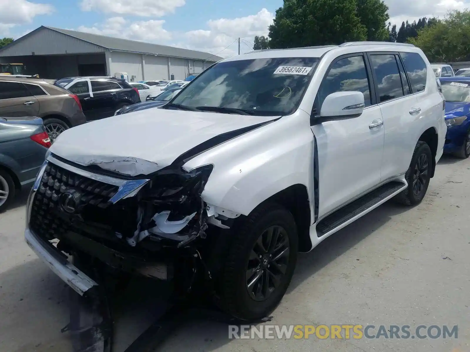 2 Photograph of a damaged car JTJAM7BX6L5265845 LEXUS GX 2020