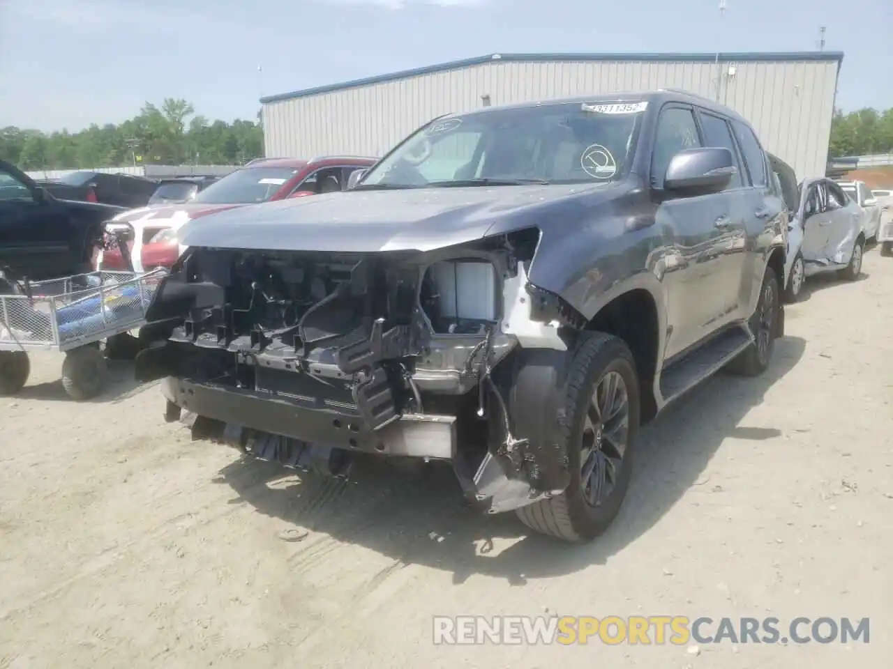 2 Photograph of a damaged car JTJAM7BX6L5266557 LEXUS GX 2020