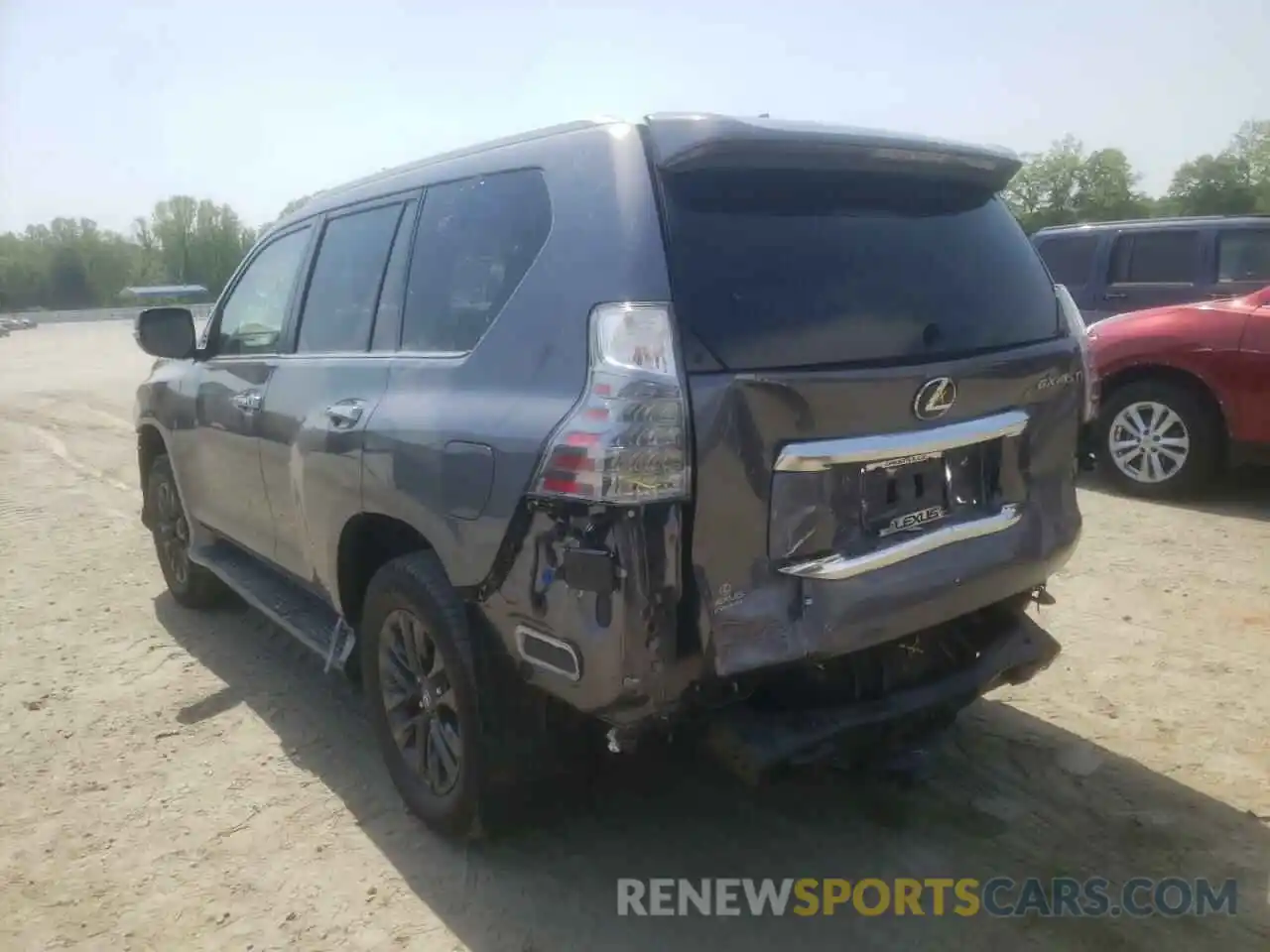 3 Фотография поврежденного автомобиля JTJAM7BX6L5266557 LEXUS GX 2020