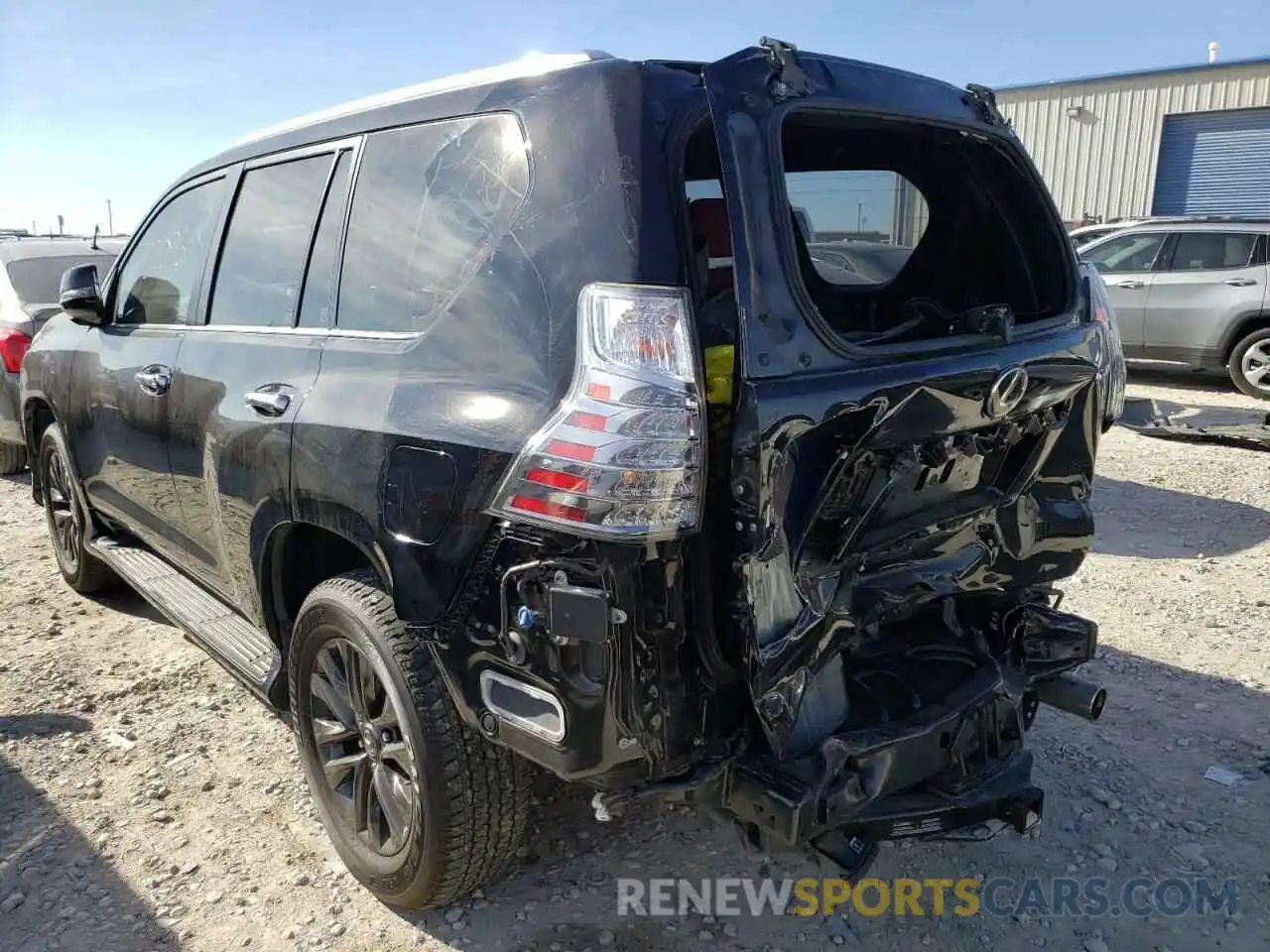 3 Photograph of a damaged car JTJAM7BX7L5247838 LEXUS GX 2020