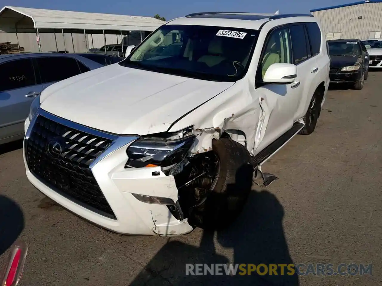 2 Photograph of a damaged car JTJAM7BX7L5251145 LEXUS GX 2020