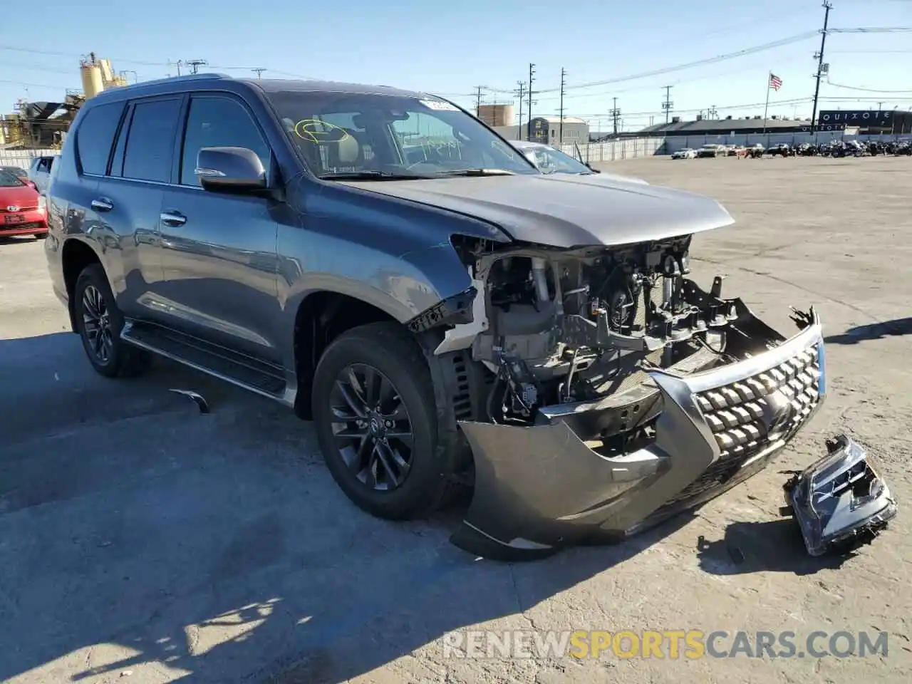 1 Photograph of a damaged car JTJAM7BX7L5253039 LEXUS GX 2020