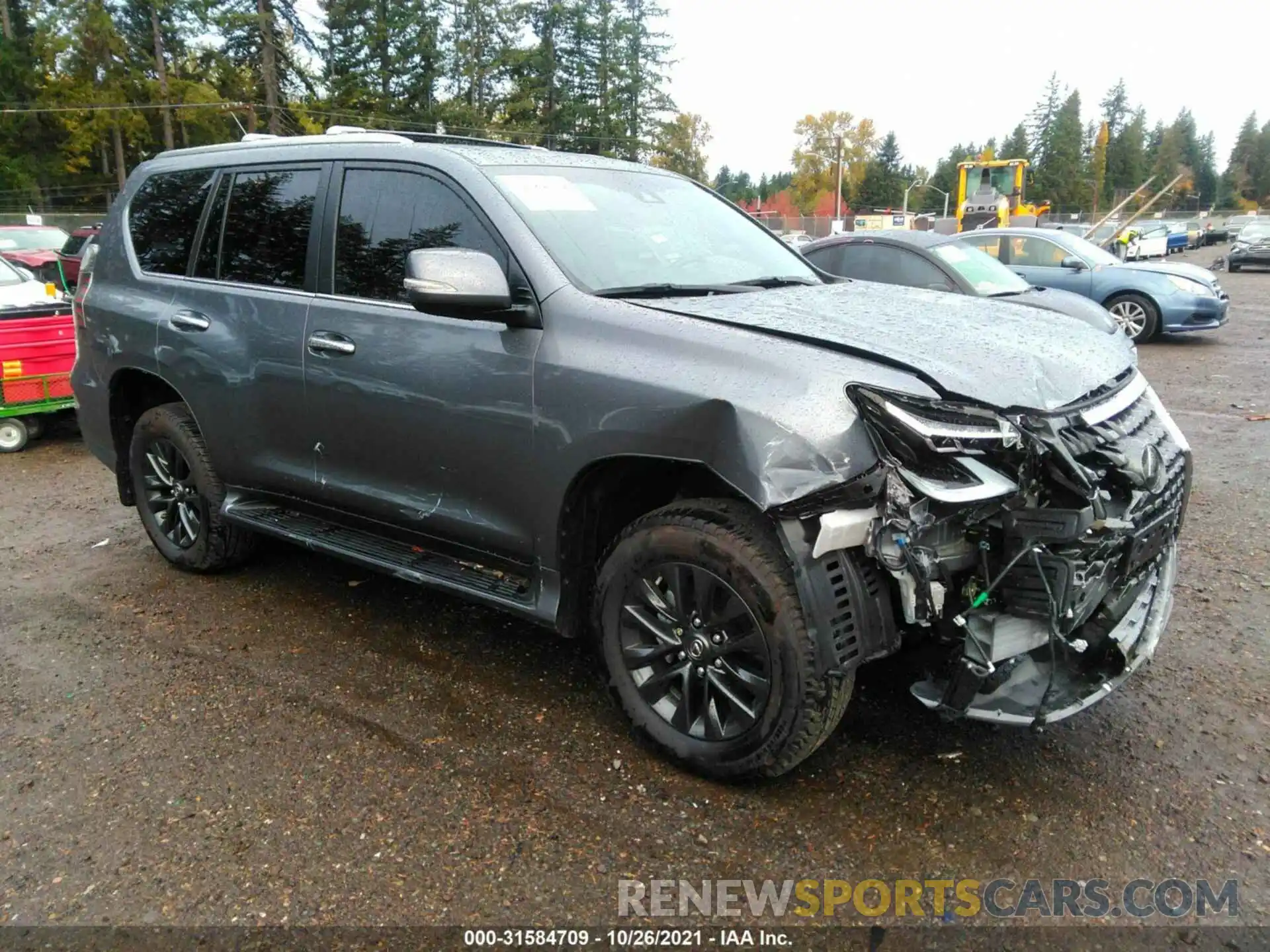 1 Photograph of a damaged car JTJAM7BX7L5260749 LEXUS GX 2020