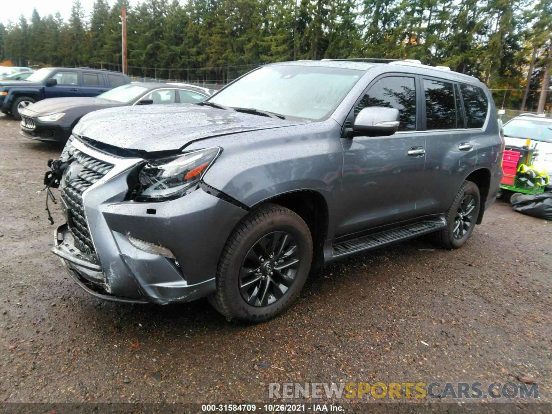 2 Photograph of a damaged car JTJAM7BX7L5260749 LEXUS GX 2020