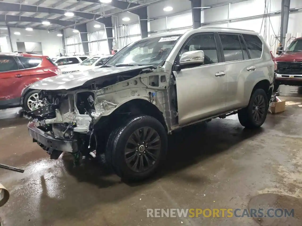 1 Photograph of a damaged car JTJAM7BX8L5242261 LEXUS GX 2020