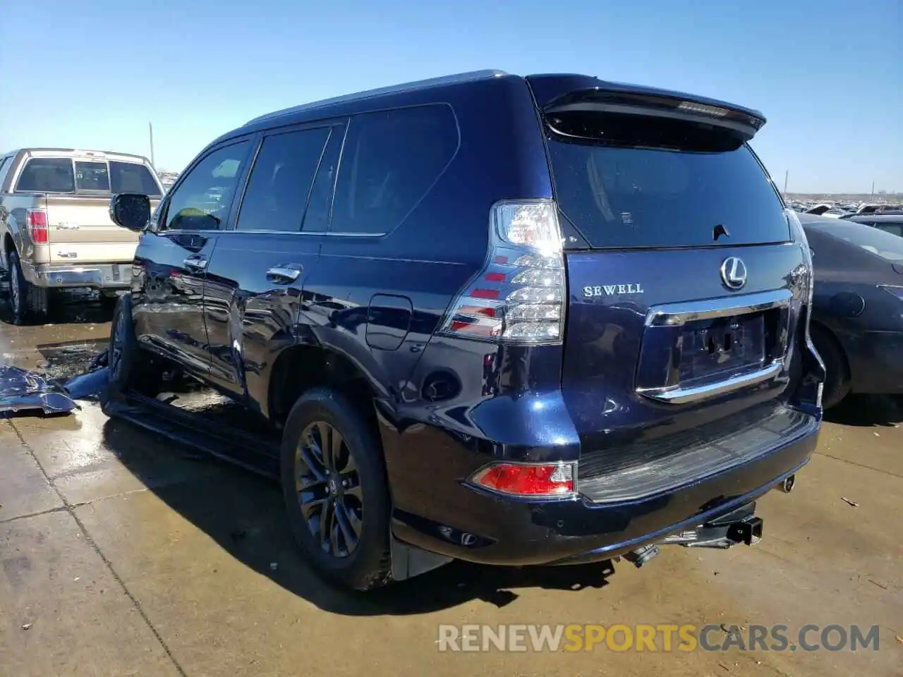 3 Photograph of a damaged car JTJAM7BX8L5250196 LEXUS GX 2020