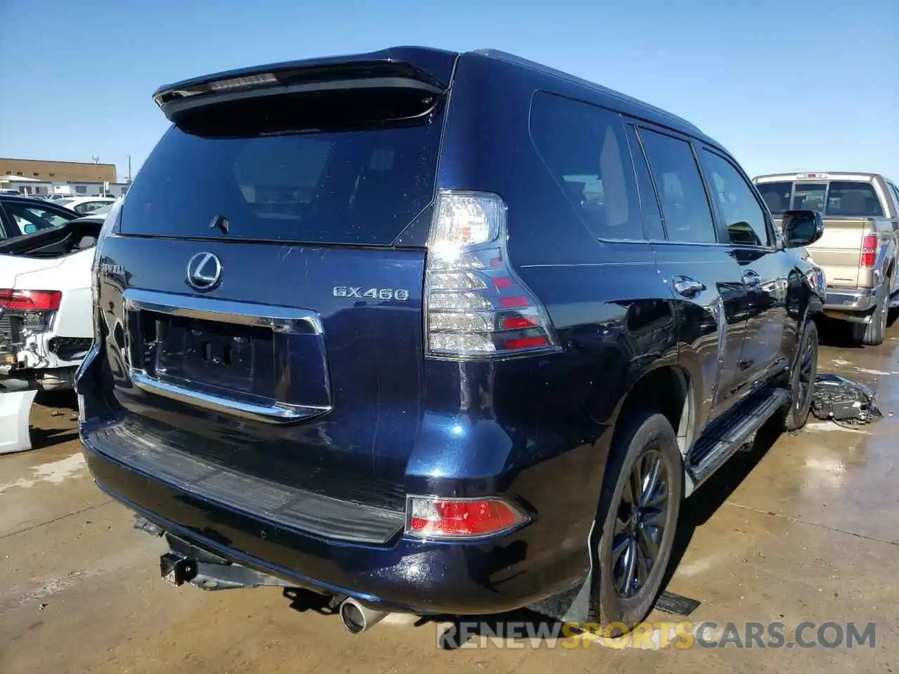 4 Фотография поврежденного автомобиля JTJAM7BX8L5250196 LEXUS GX 2020