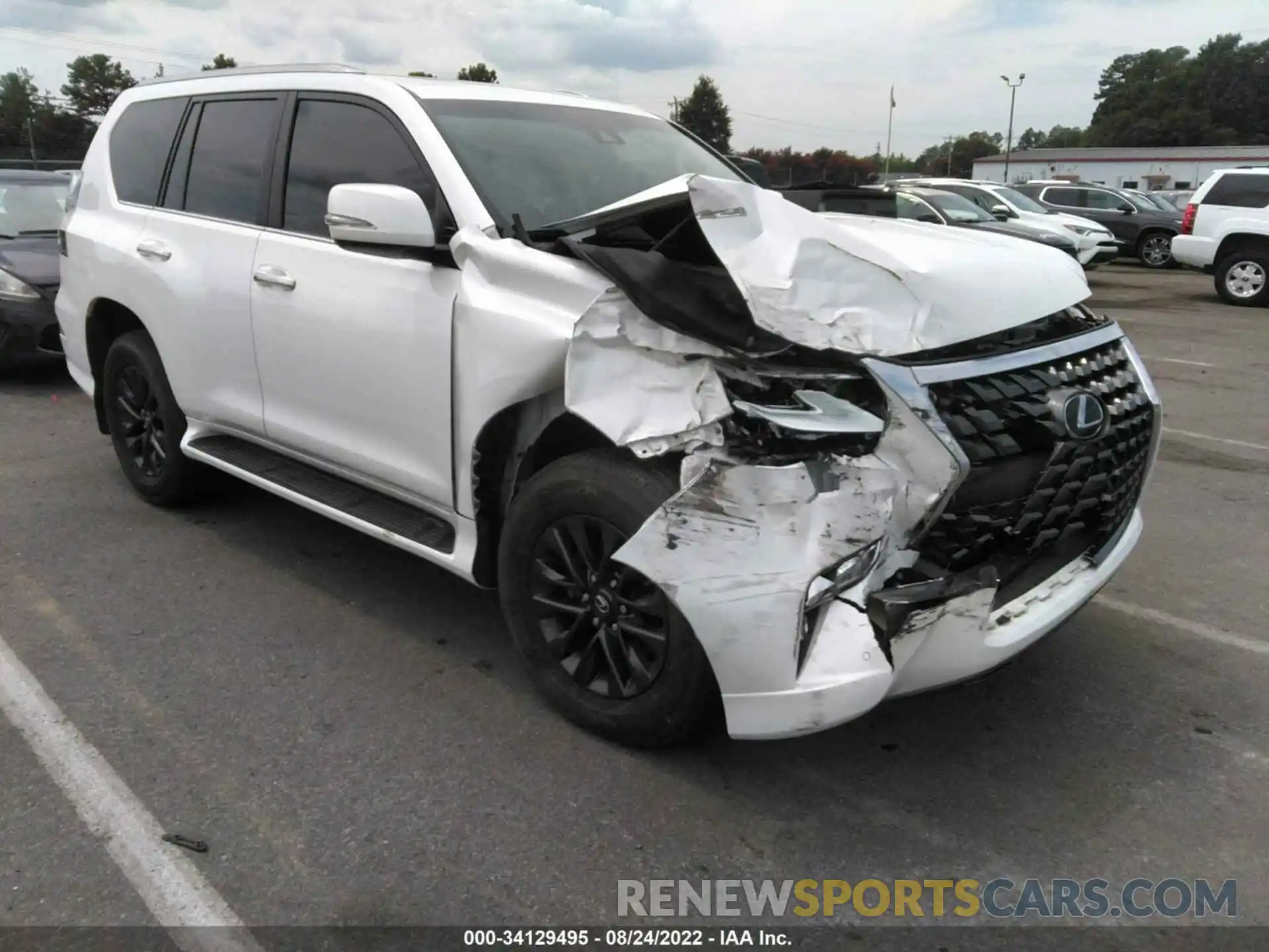 1 Photograph of a damaged car JTJAM7BX8L5258590 LEXUS GX 2020