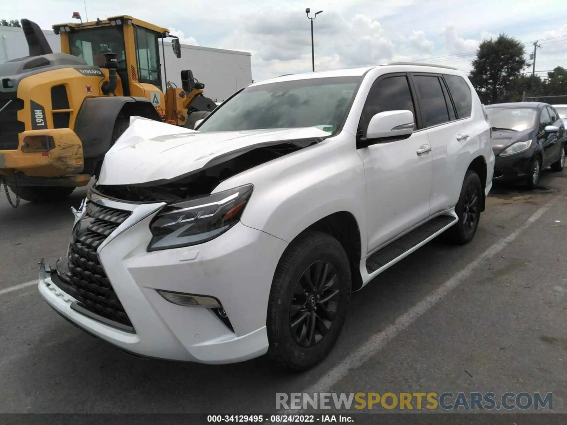 2 Photograph of a damaged car JTJAM7BX8L5258590 LEXUS GX 2020