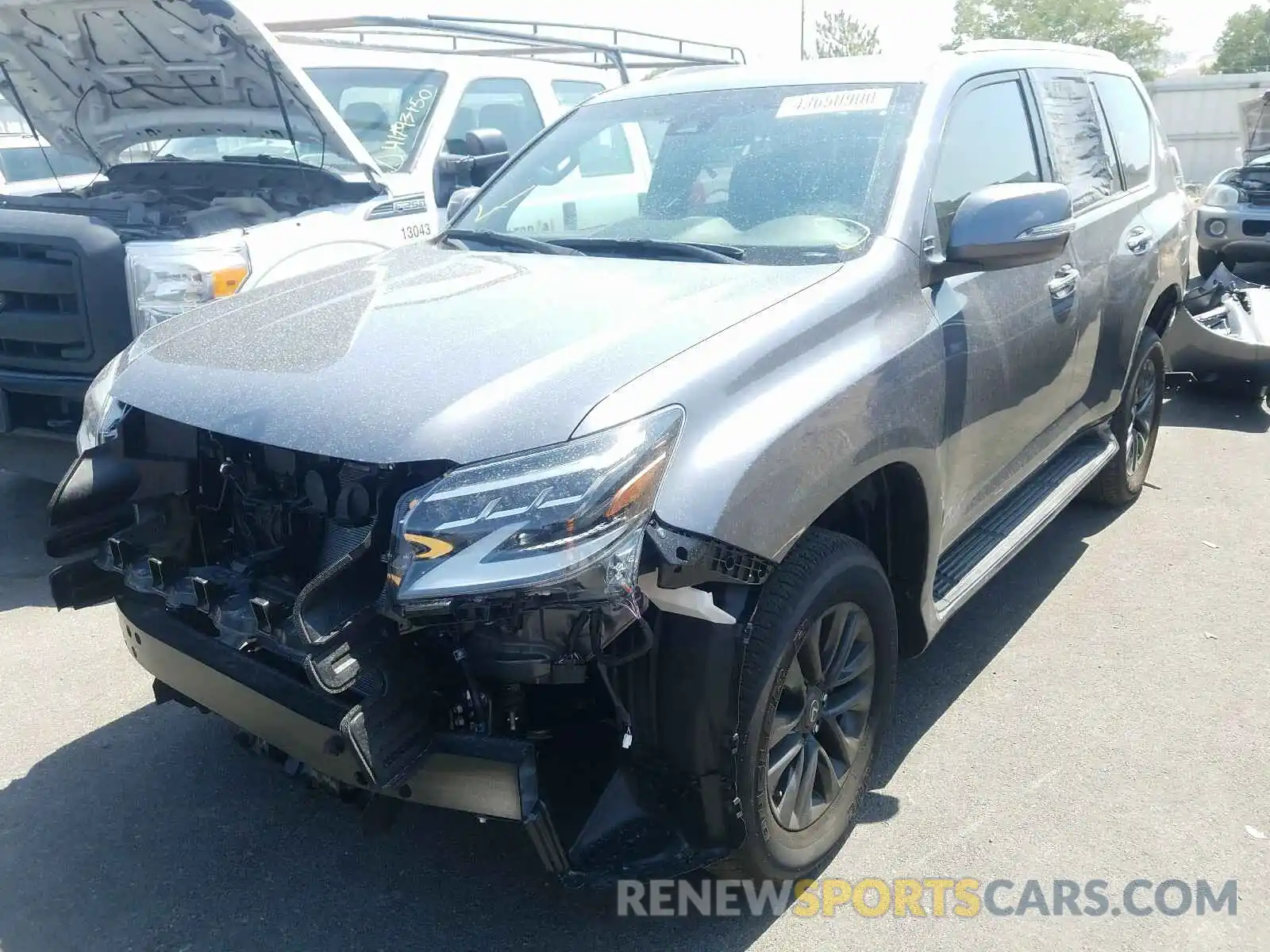 2 Photograph of a damaged car JTJAM7BX8L5258959 LEXUS GX 2020