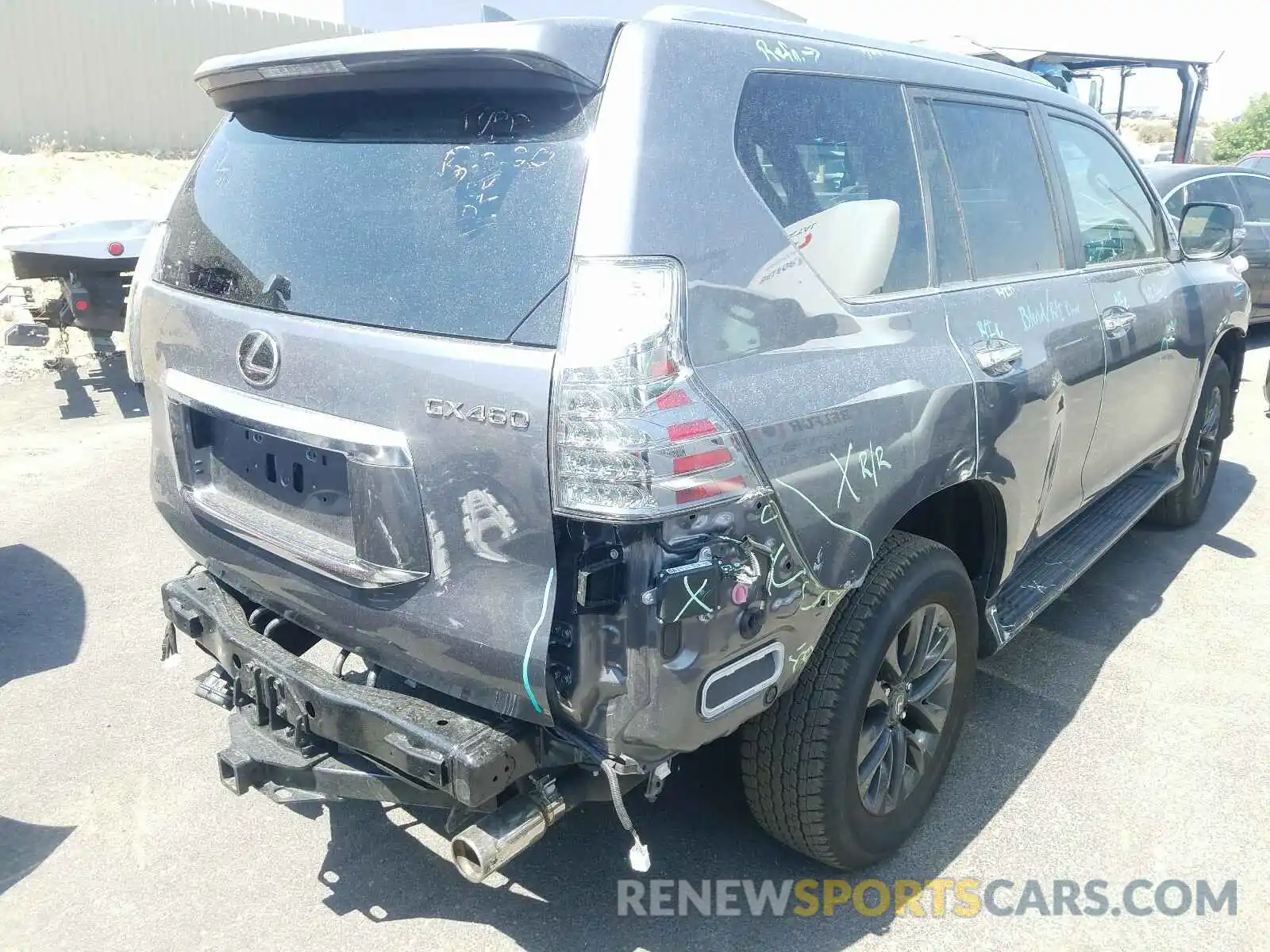 4 Photograph of a damaged car JTJAM7BX8L5258959 LEXUS GX 2020