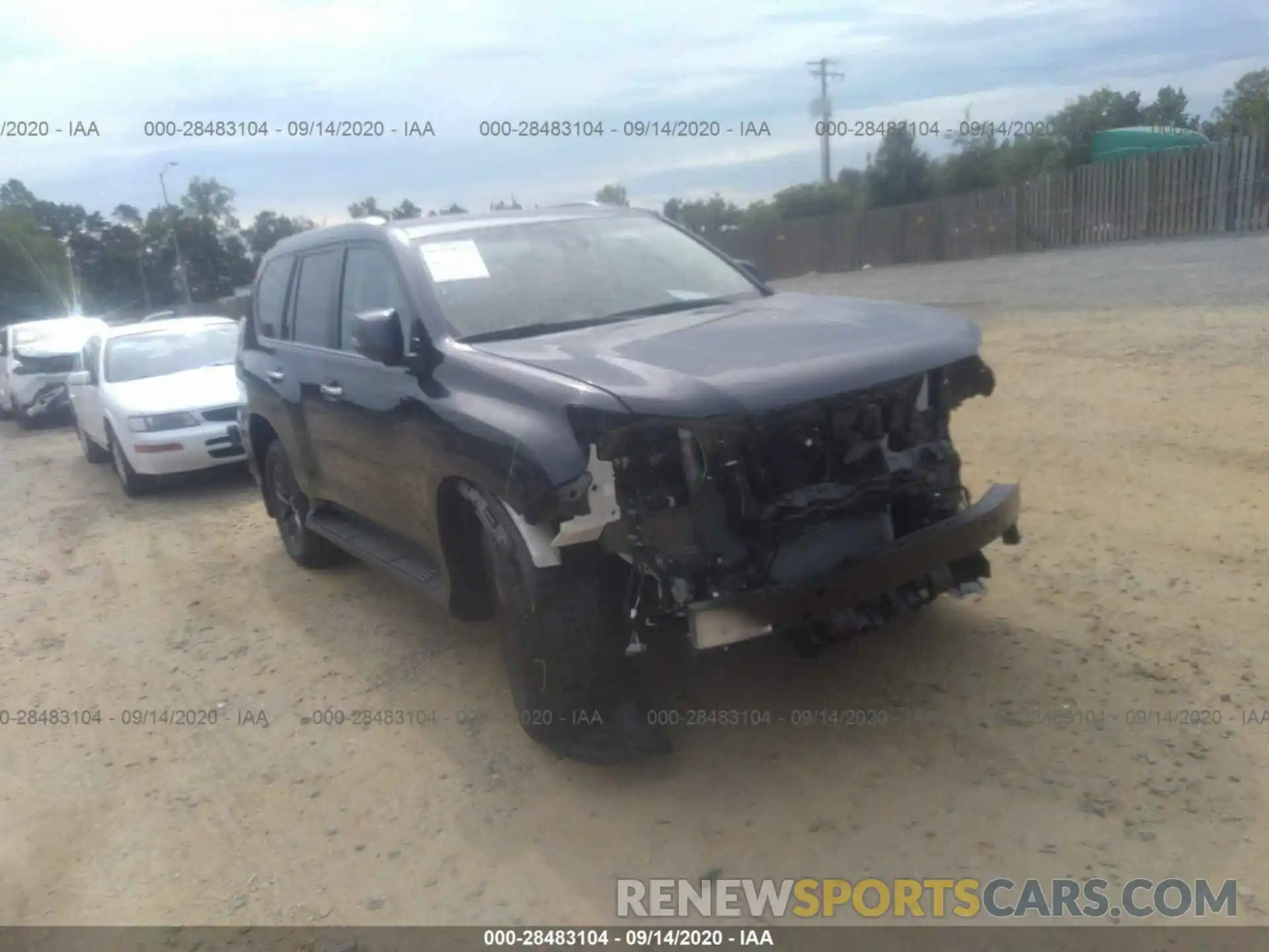 1 Photograph of a damaged car JTJAM7BX8L5262221 LEXUS GX 2020