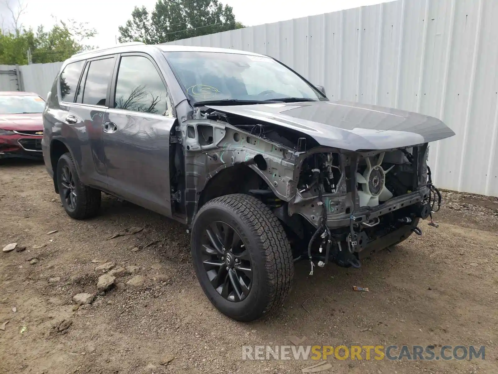 1 Photograph of a damaged car JTJAM7BX8L5263126 LEXUS GX 2020