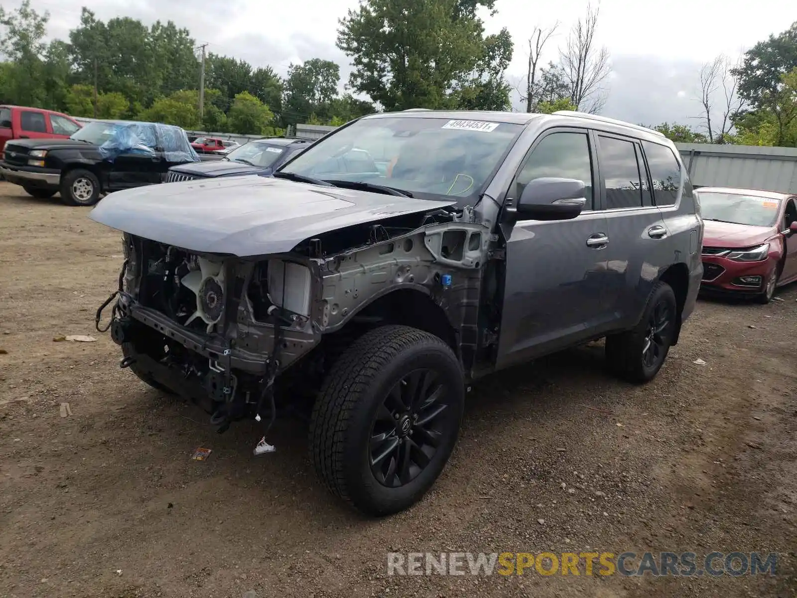 2 Photograph of a damaged car JTJAM7BX8L5263126 LEXUS GX 2020